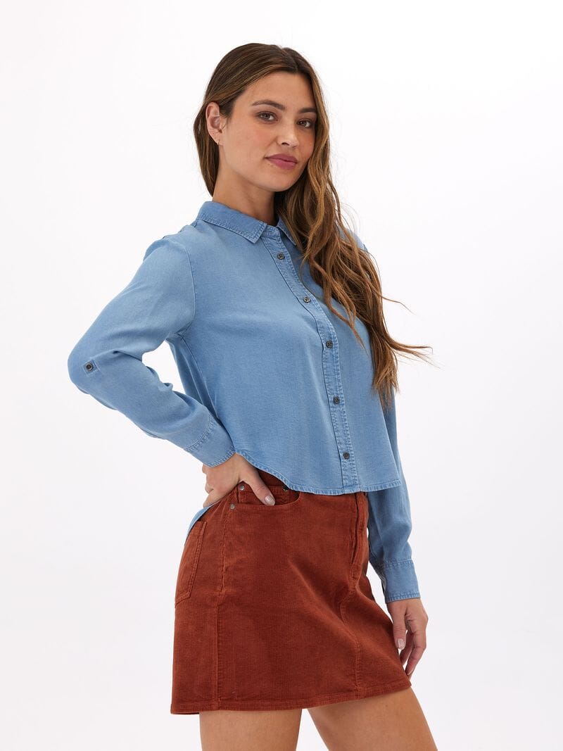 Annika Chambray Button-Up