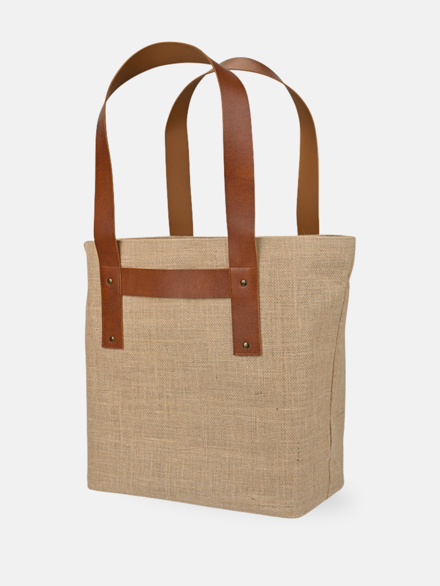 Jute T-Strap Tote