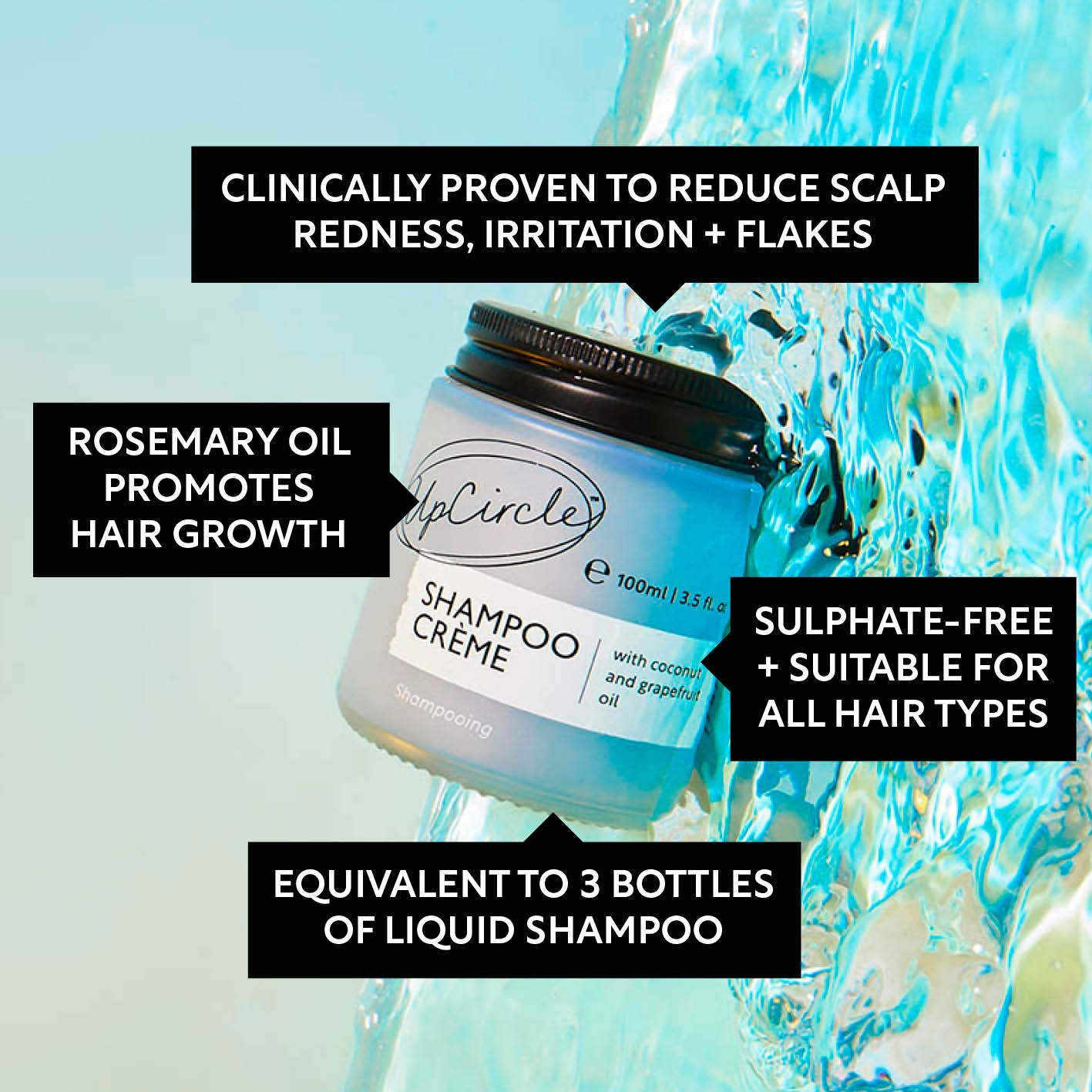 Shampoo Crème with Pink Berry Extract - Jumbo