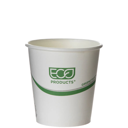 GreenStripe Renewable & Compostable Hot Cups - 10oz (QTY:1000)