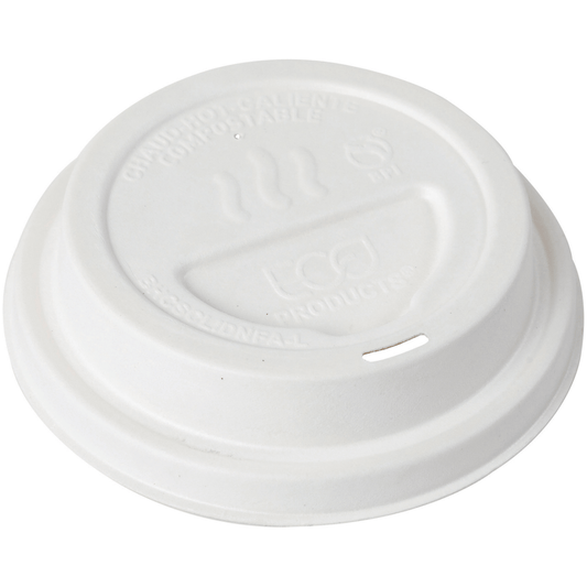 GreenStripe Renewable & Compostable Molded Fiber Hot Cup Lid - Small (QTY:1000)
