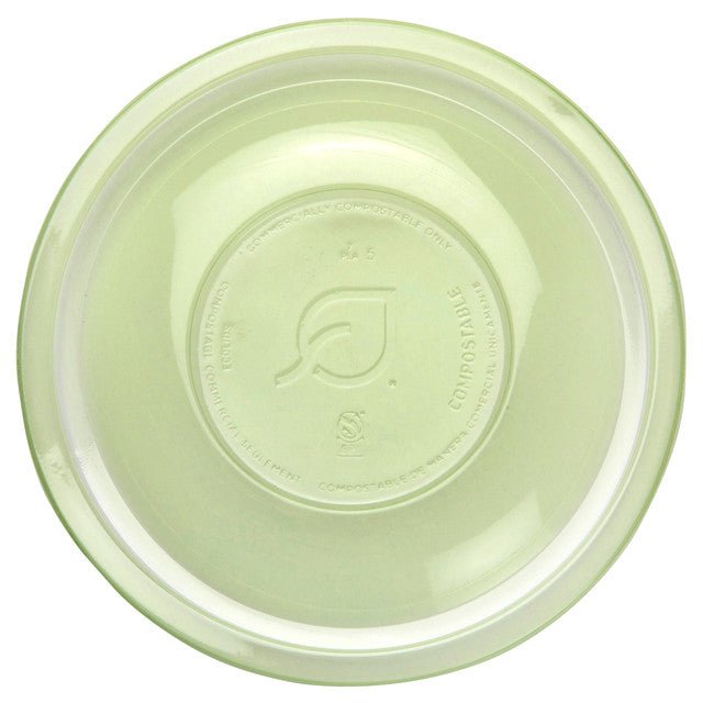 GreenStripe Renewable & Compostable Squat Food Container PLA Lid - 26-48oz Green (QTY:300)