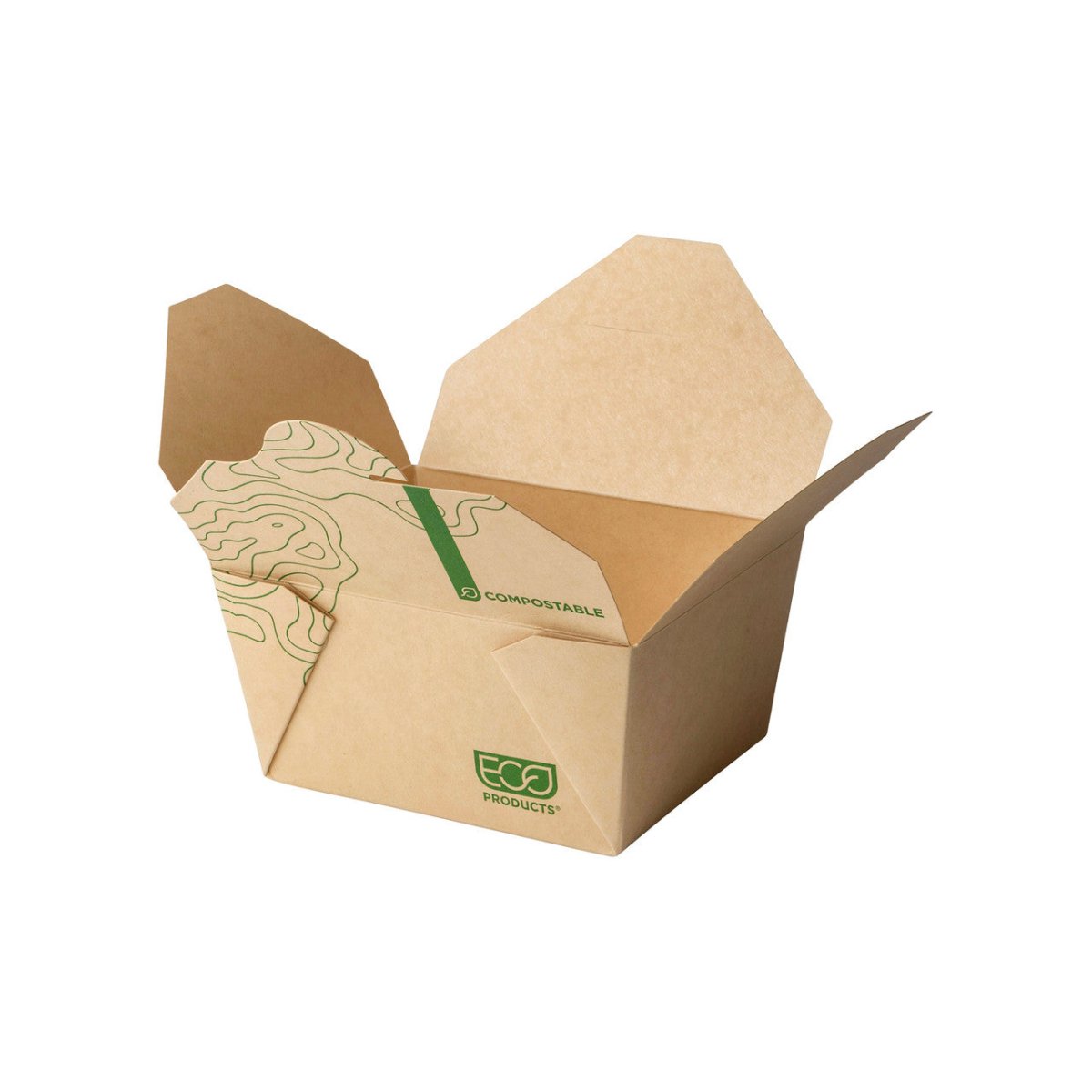 GreenStripe Renewable & Compostable 26oz Food Box #1, FSC Mix Credit SA-COC-013255 (QTY:400)