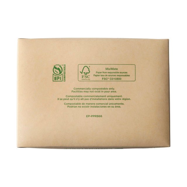 GreenStripe Renewable & Compostable 92oz Food Box #4, FSC Mix Credit SA-COC-013255 (QTY:200)