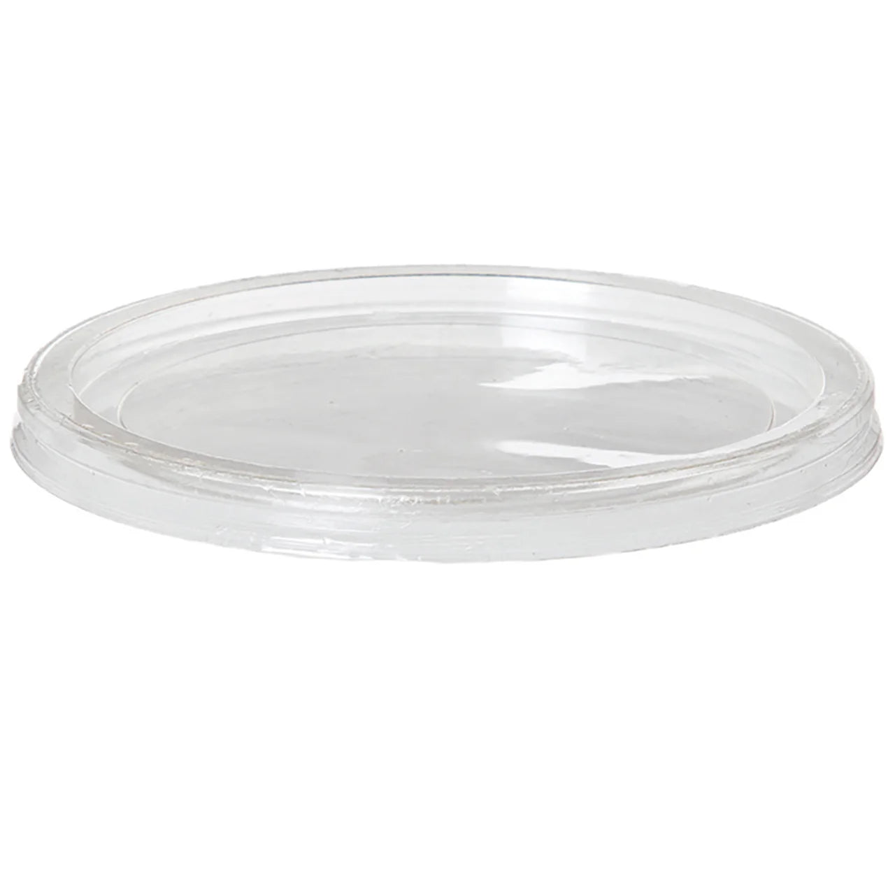 GreenStripe Renewable & Compostable Round Deli Containers Lids - Fits 8-32oz Containers, Clear (QTY:500)