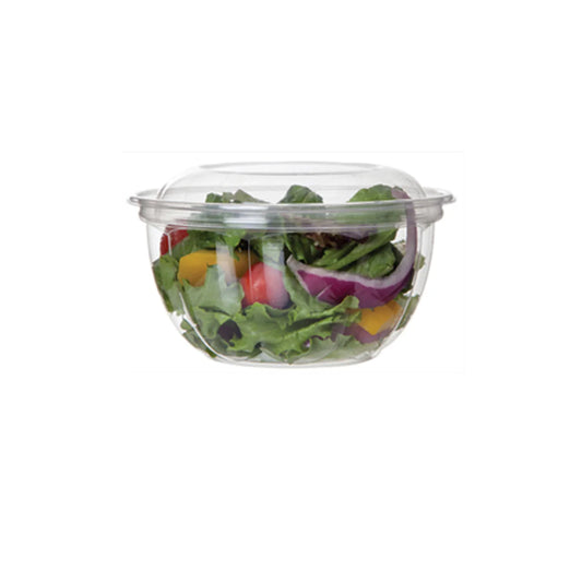 GreenStripe Renewable & Compostable Salad Bowls w/ Lids - 18oz (QTY:150)