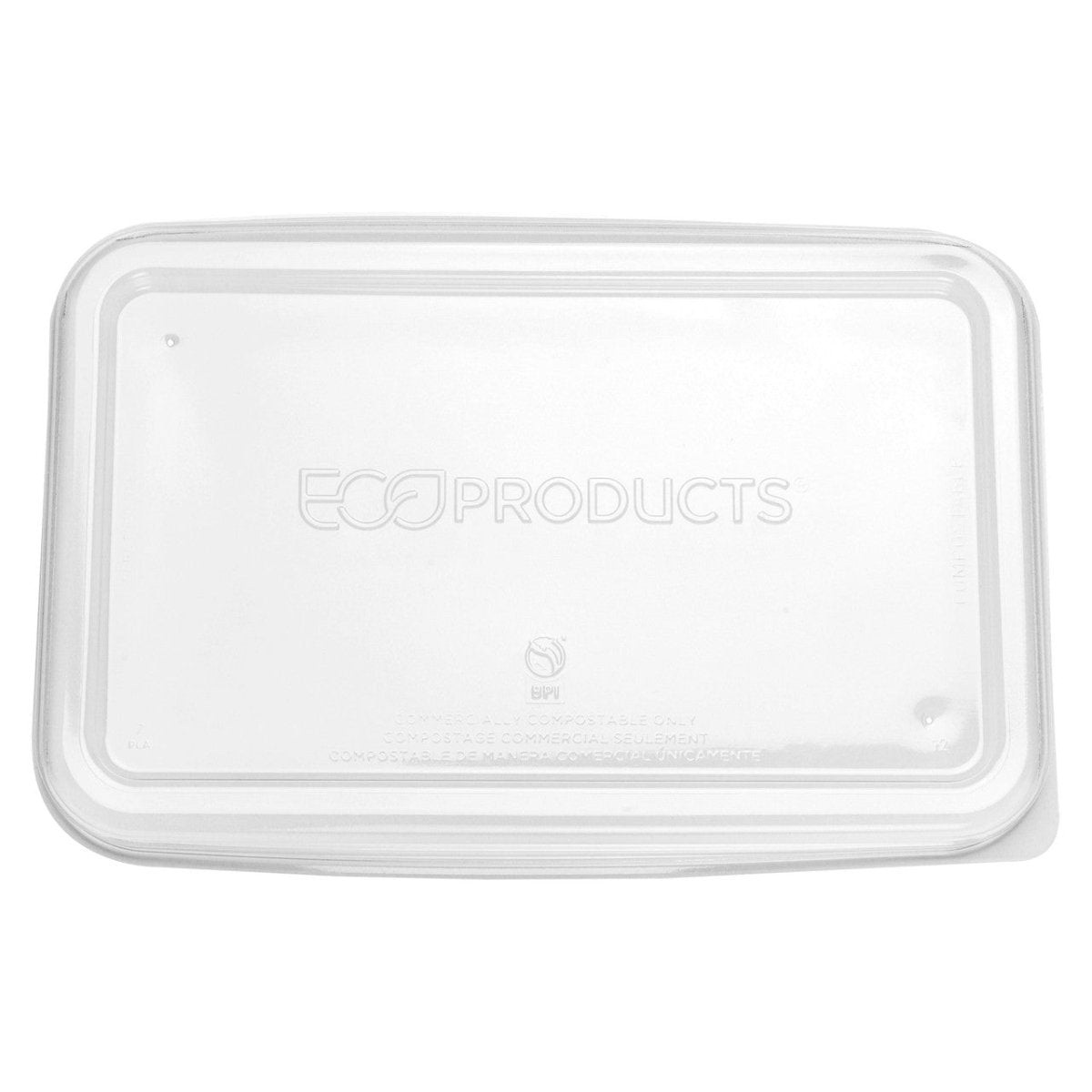 GreenStripe WorldView Renewable & Compostable Lid, Low Profile Vented, Fits 10 x 7in Molded Fiber Base (QTY:200)