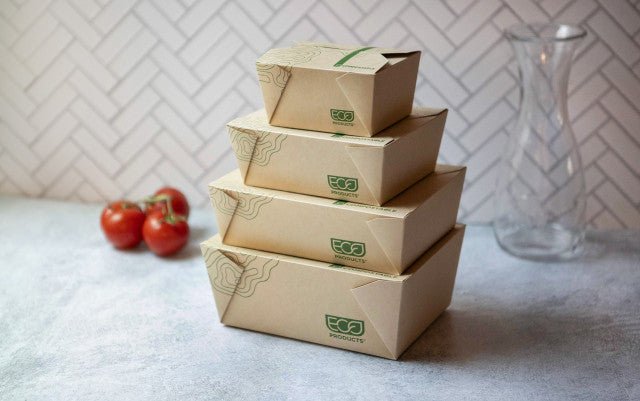 GreenStripe Renewable & Compostable 26oz Food Box #1, FSC Mix Credit SA-COC-013255 (QTY:400)