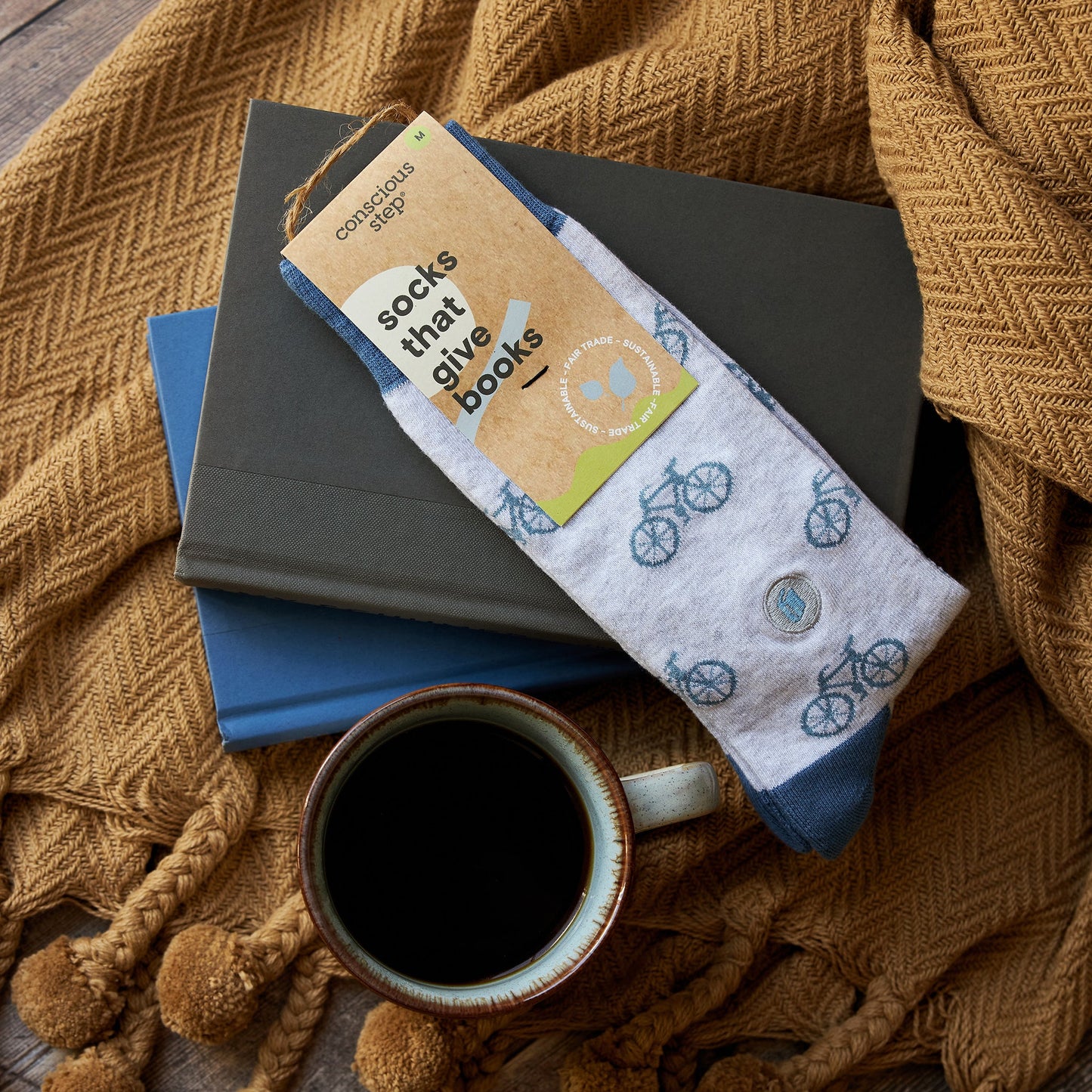 Socks that Give Books