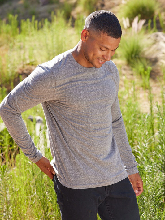 Tucker Triblend Long Sleeve Crew