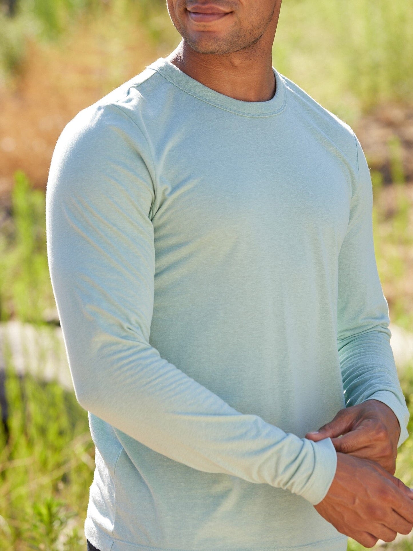 Tucker Triblend Long Sleeve Crew