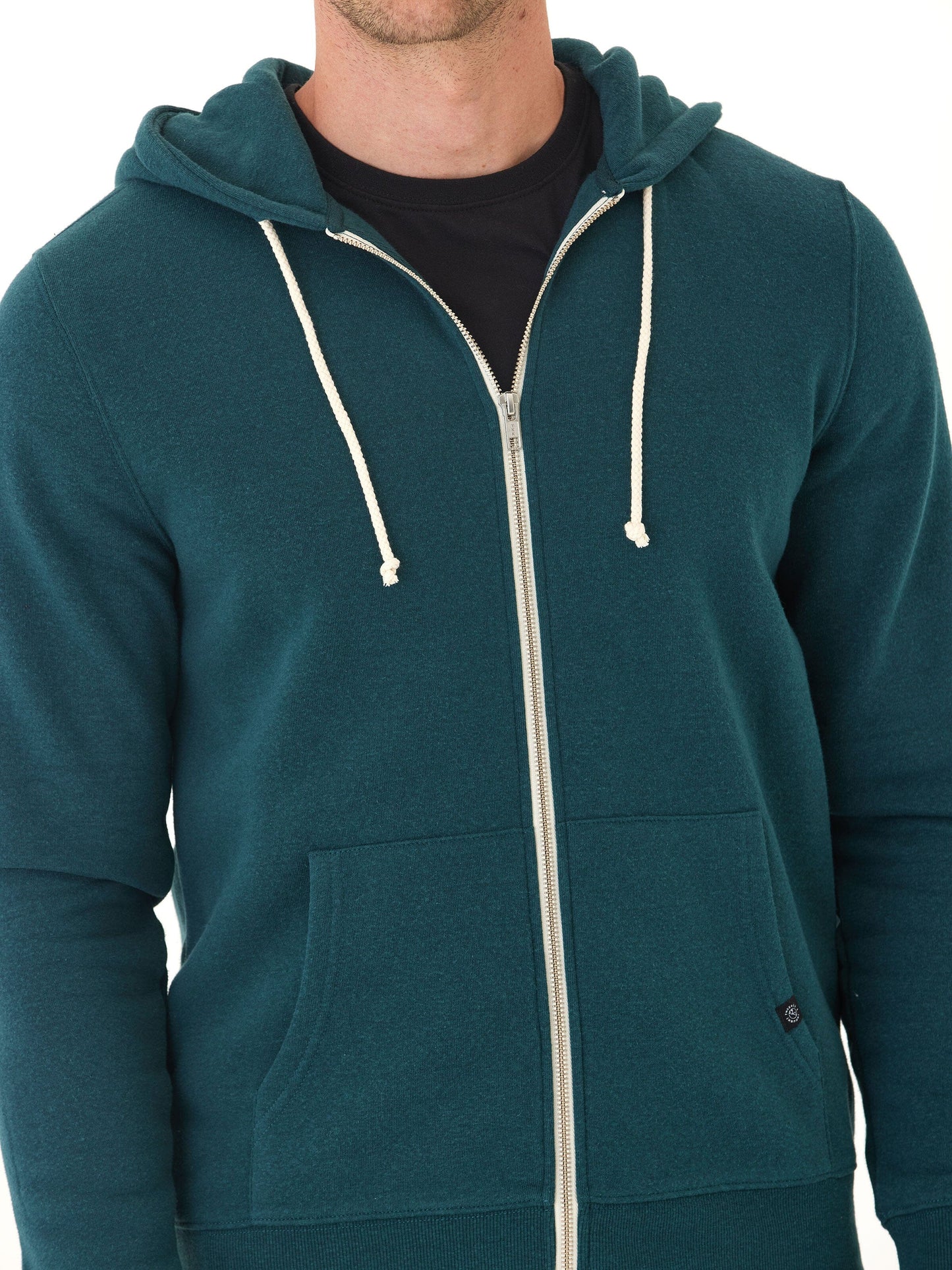 Triblend Zip Fleece Hoodie