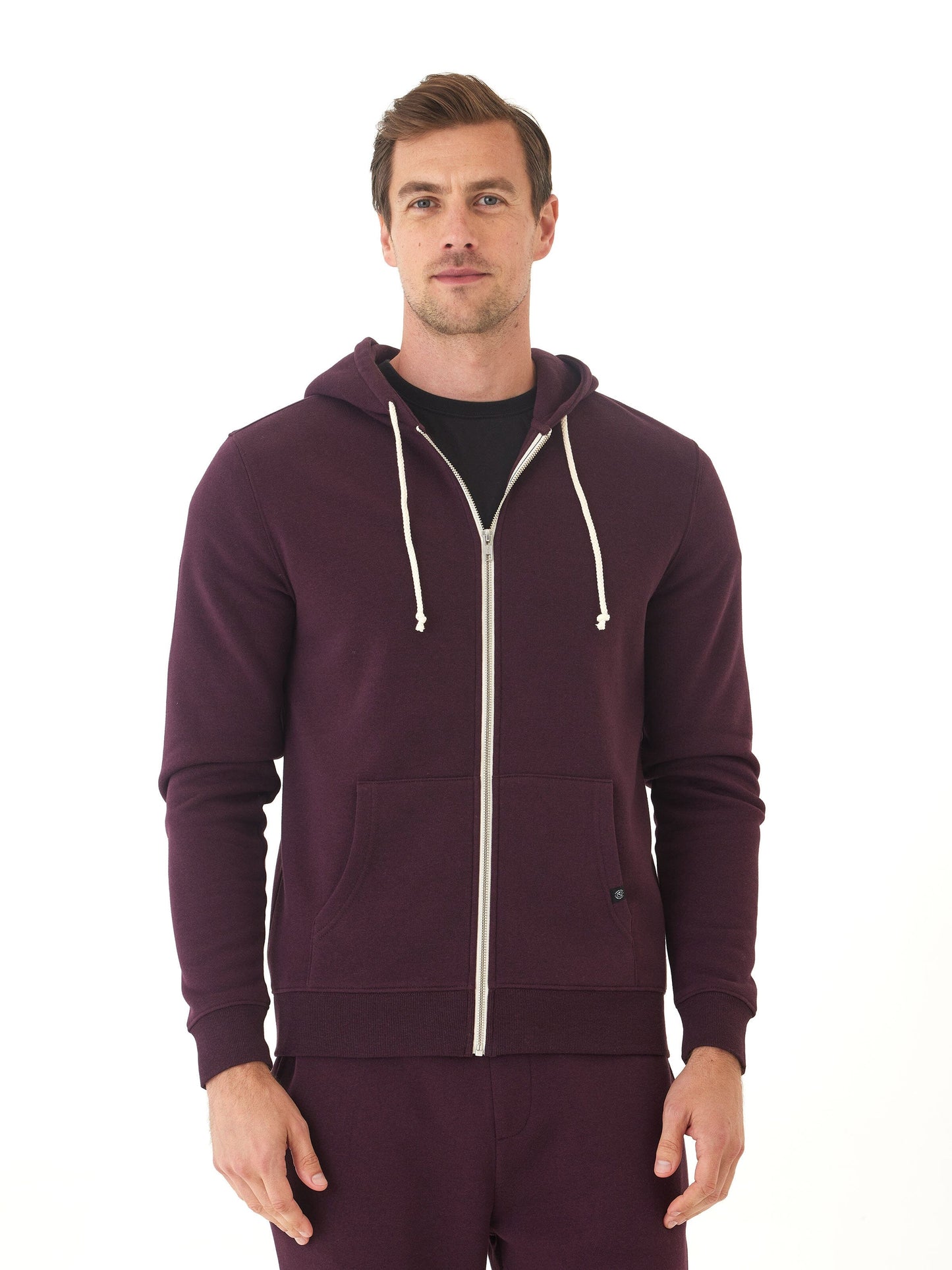 Triblend Zip Fleece Hoodie