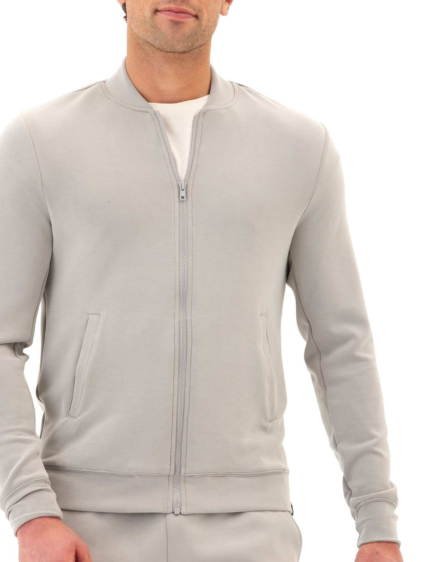 Bartow Sueded Modal Zip Jacket