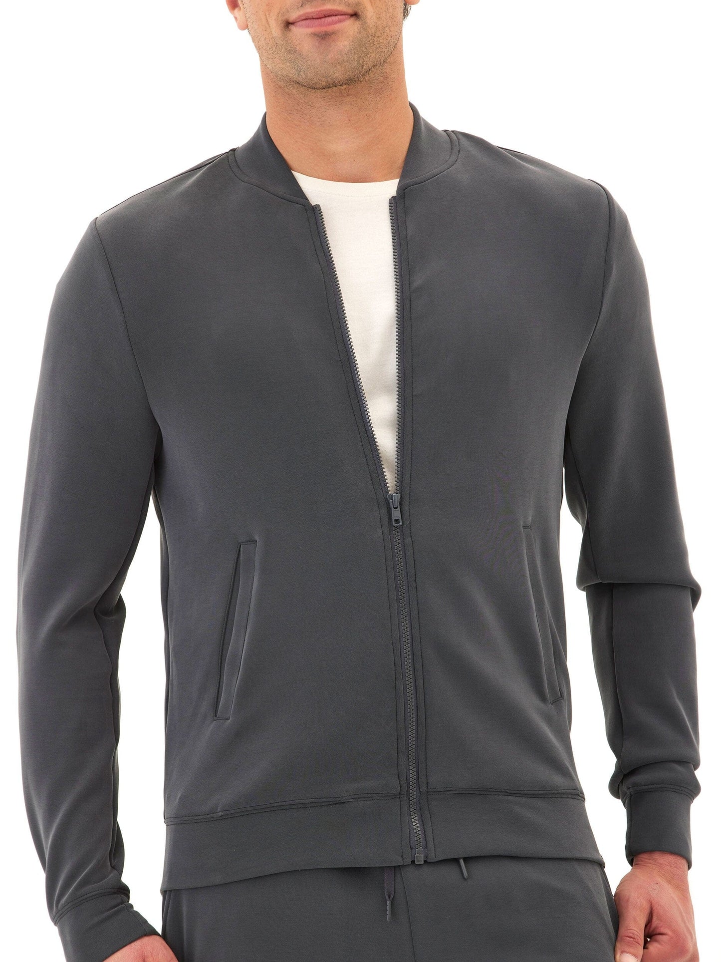 Bartow Sueded Modal Zip Jacket