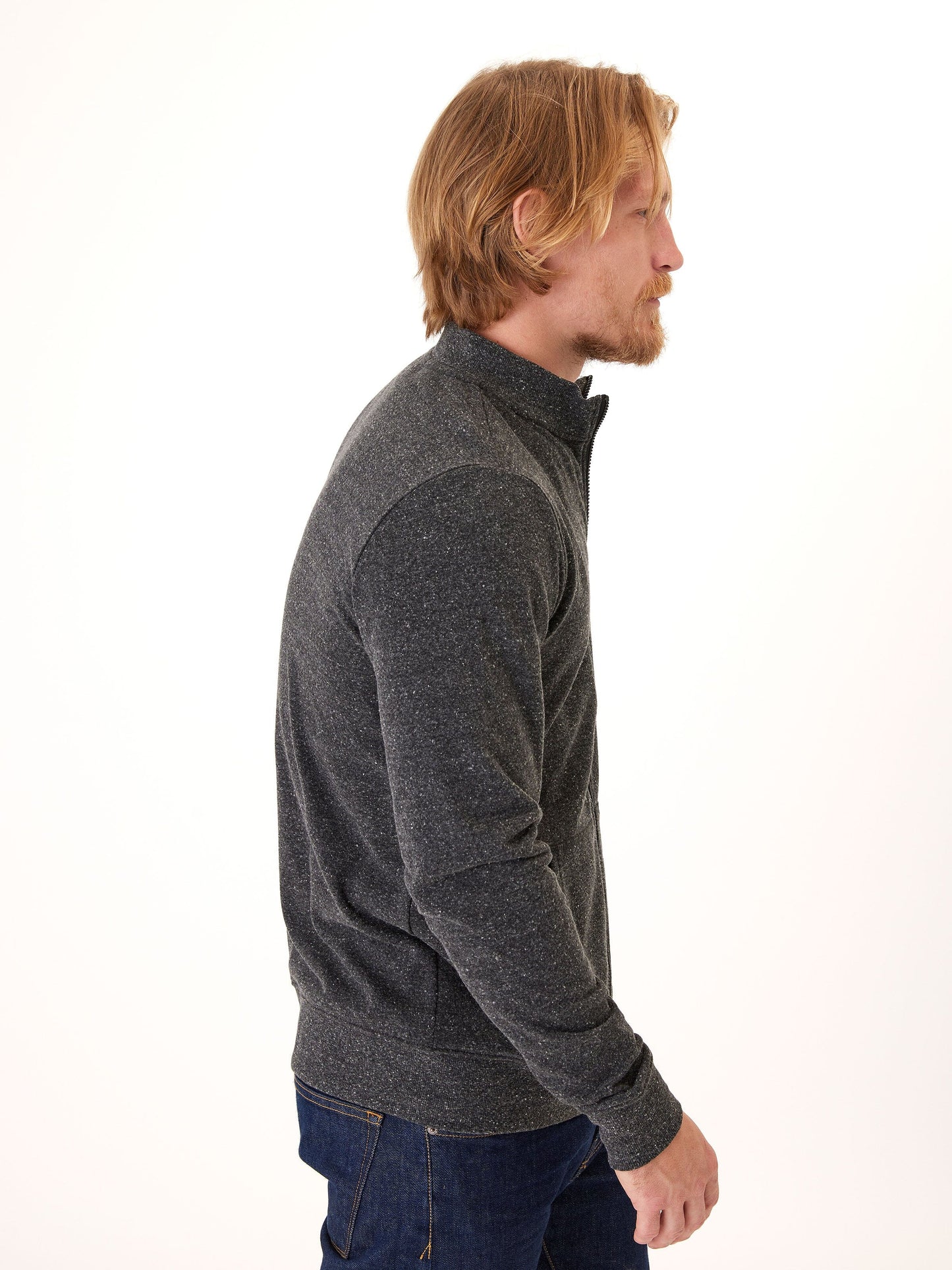 Brandon Triblend Fleece Full Zip Jacket
