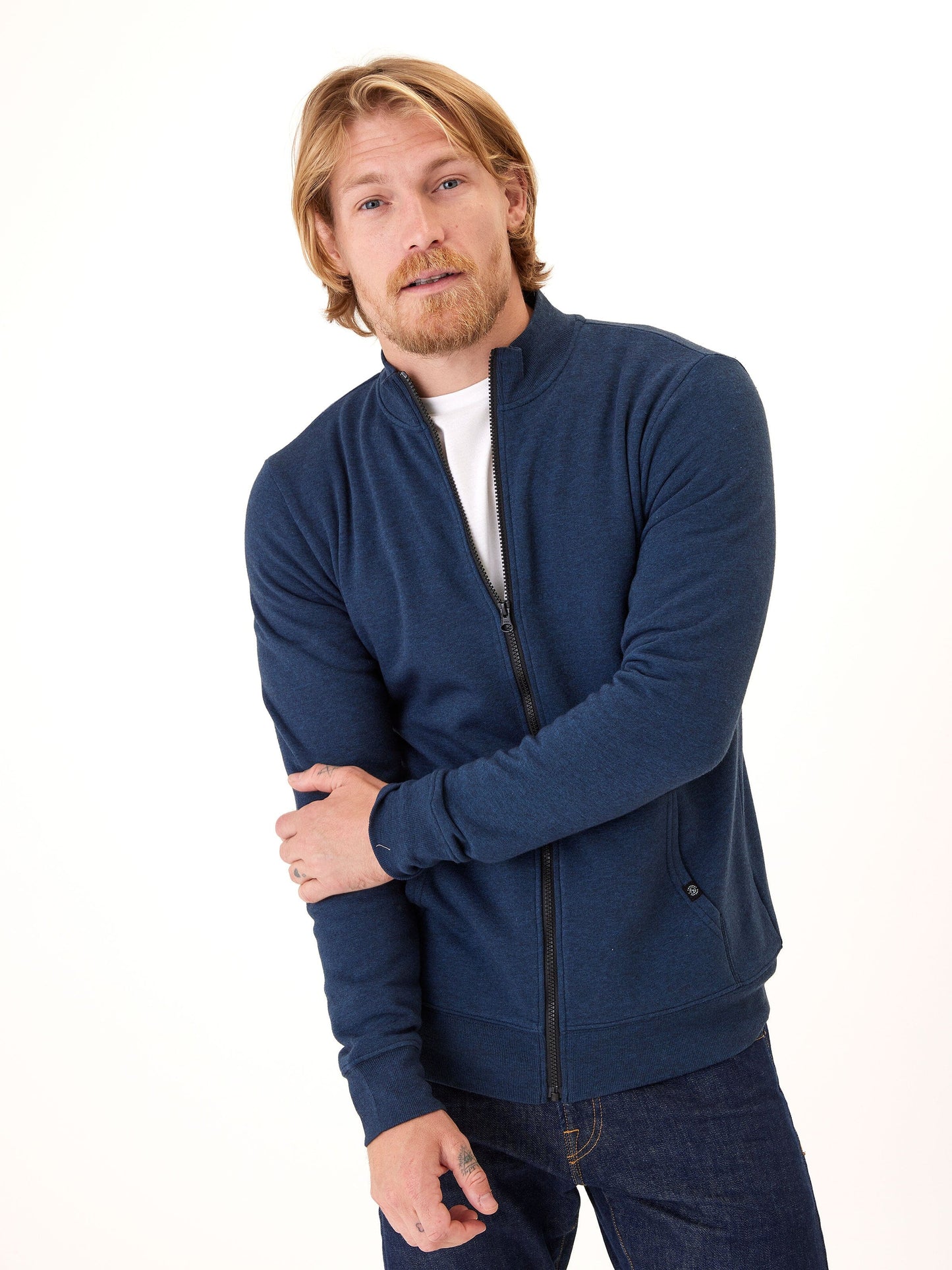 Brandon Triblend Fleece Full Zip Jacket