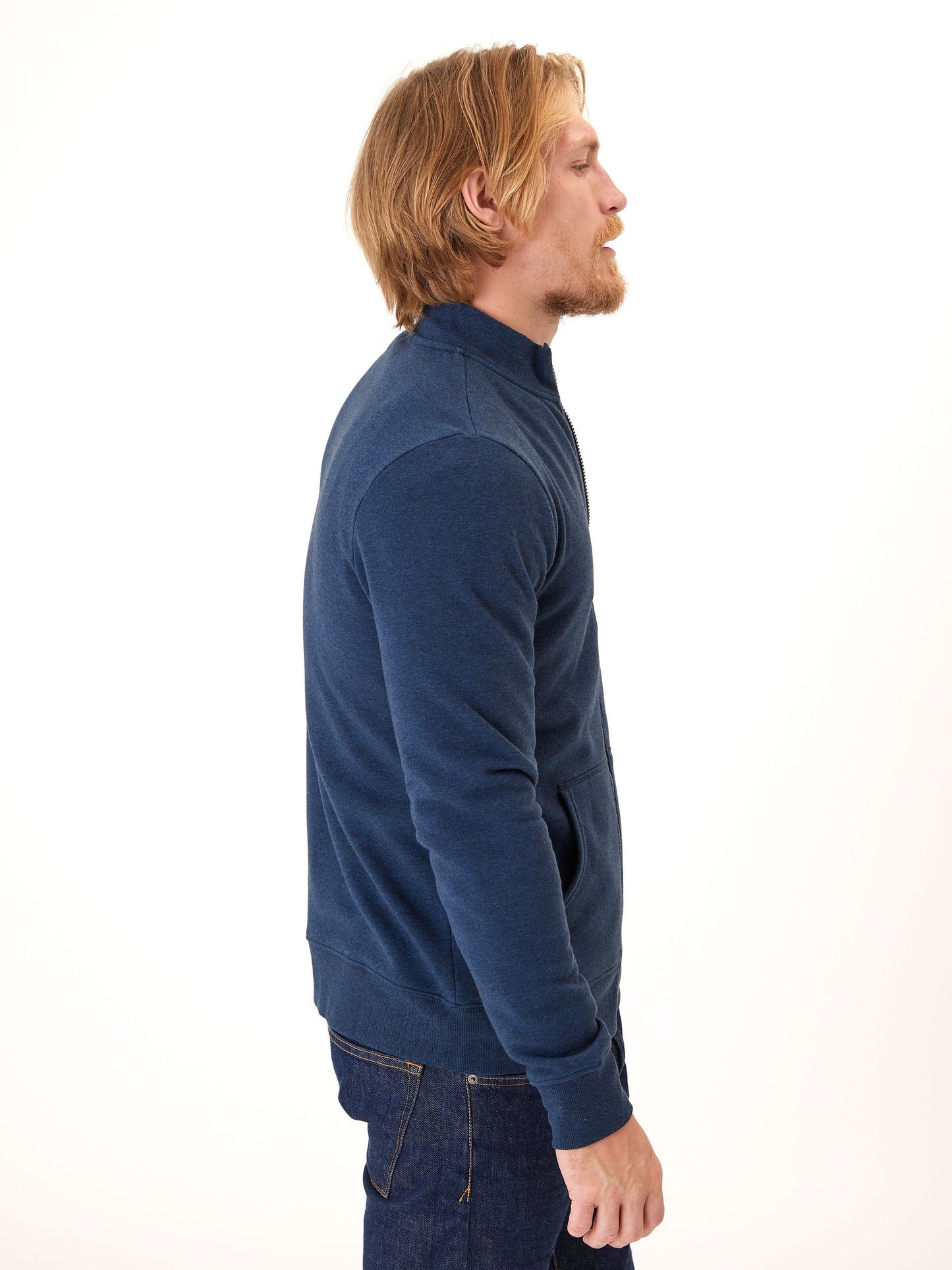 Brandon Triblend Fleece Full Zip Jacket