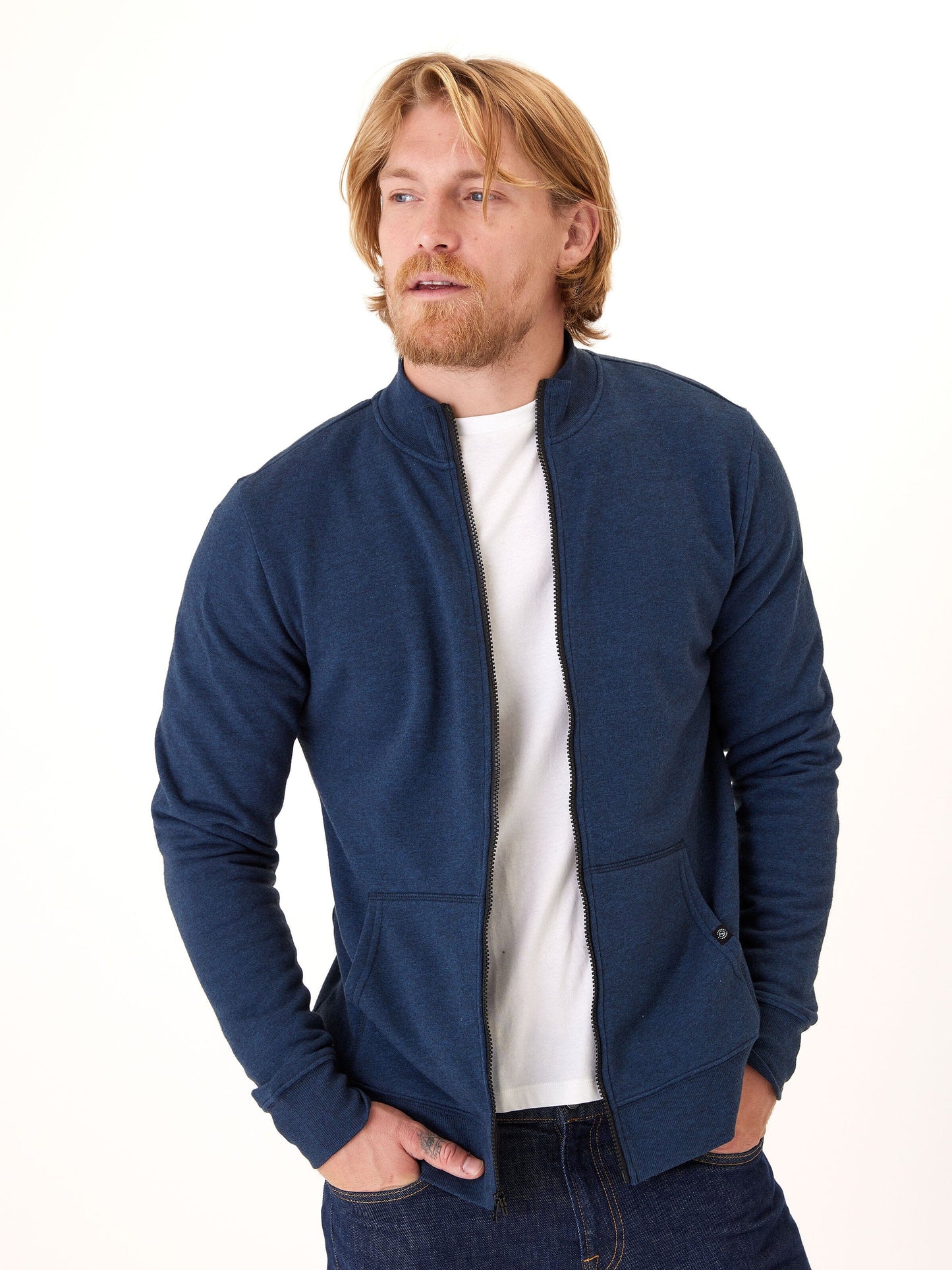 Brandon Triblend Fleece Full Zip Jacket