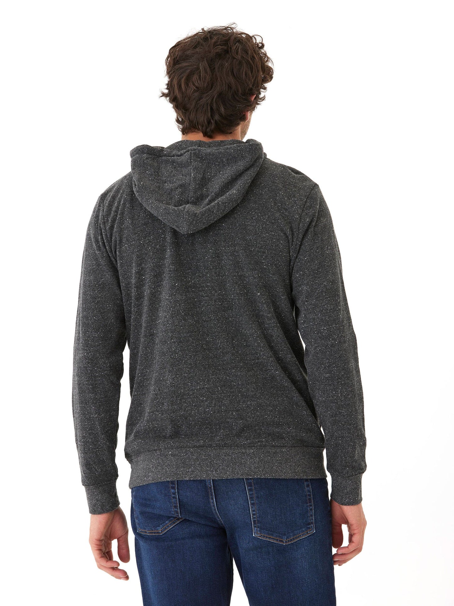 Triblend Breton Half Zip Hoodie