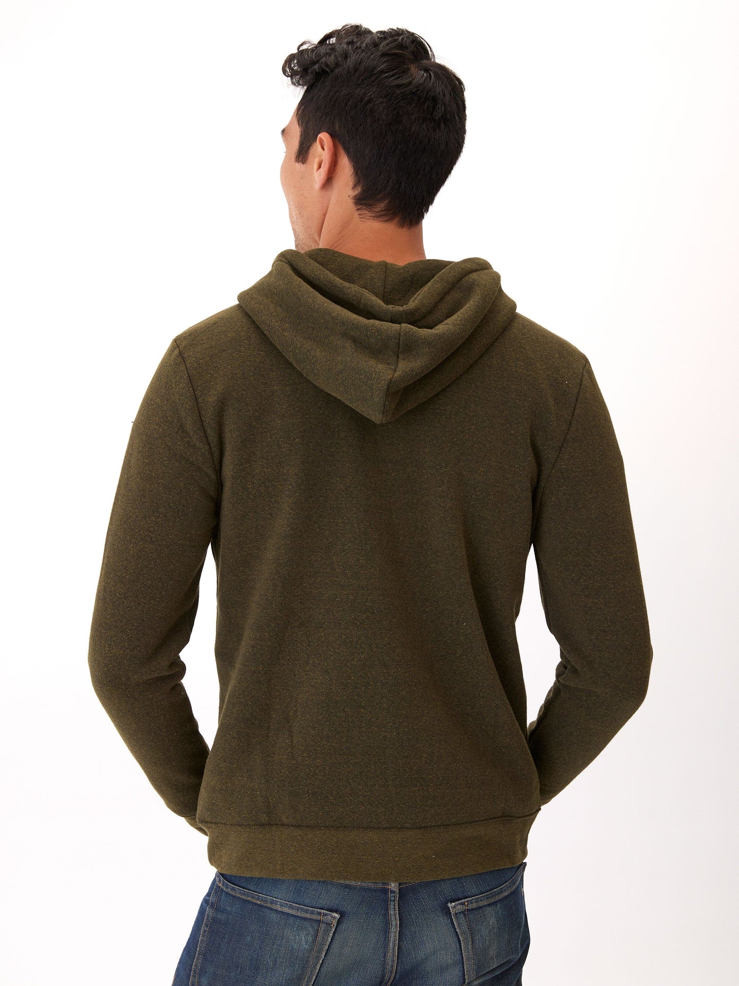 Triblend Breton Half Zip Hoodie