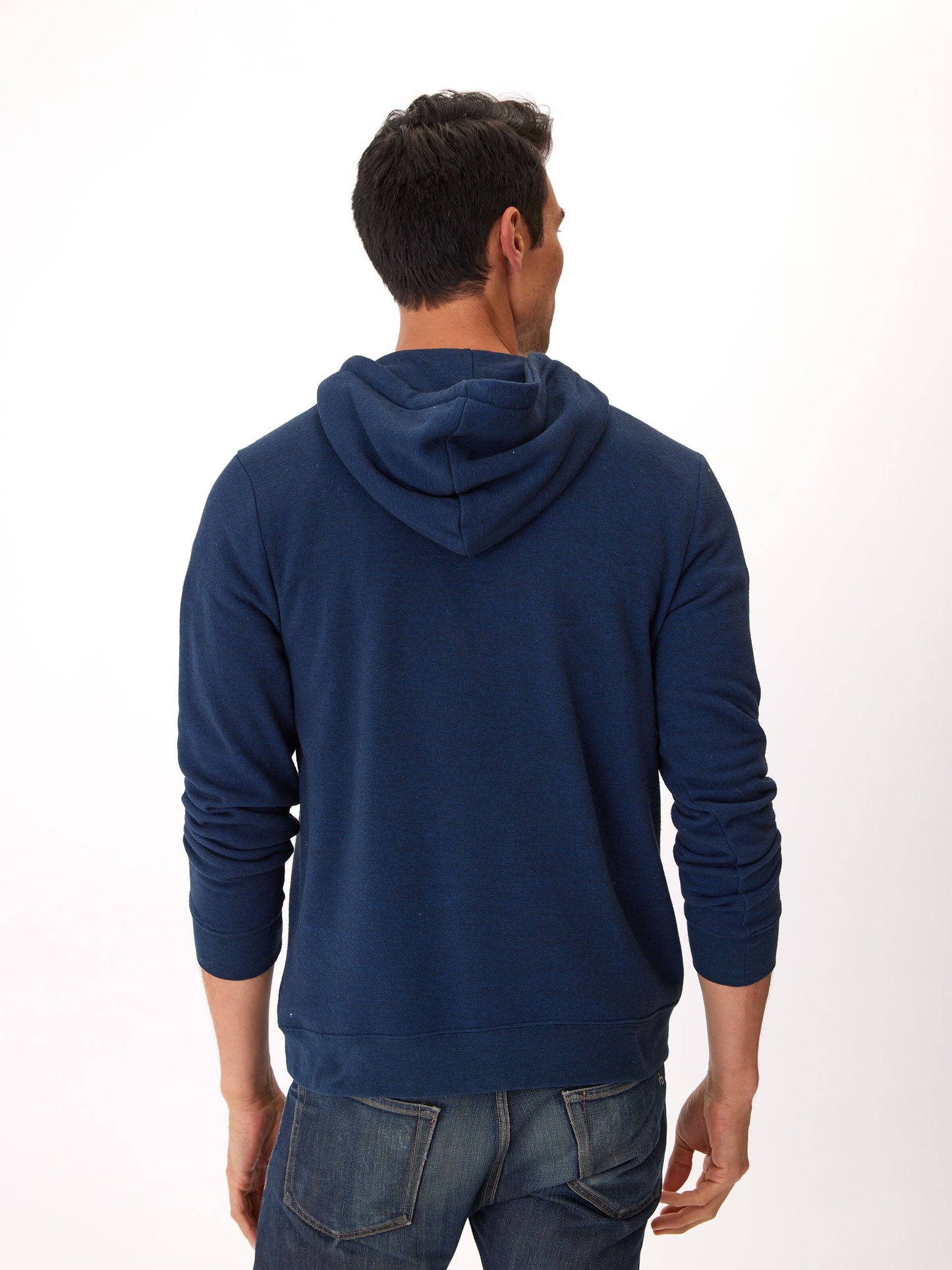 Triblend Breton Half Zip Hoodie