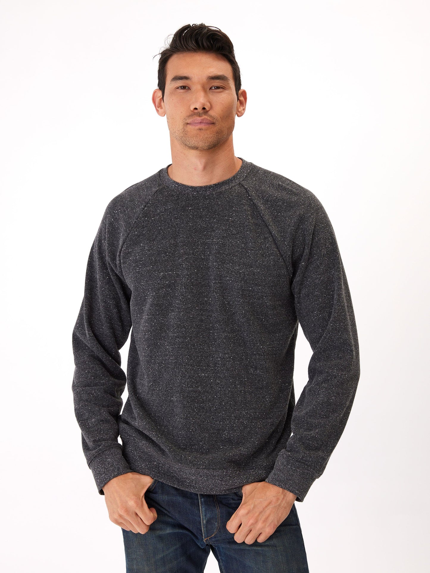 Triblend Long Sleeve Raglan Sweatshirt