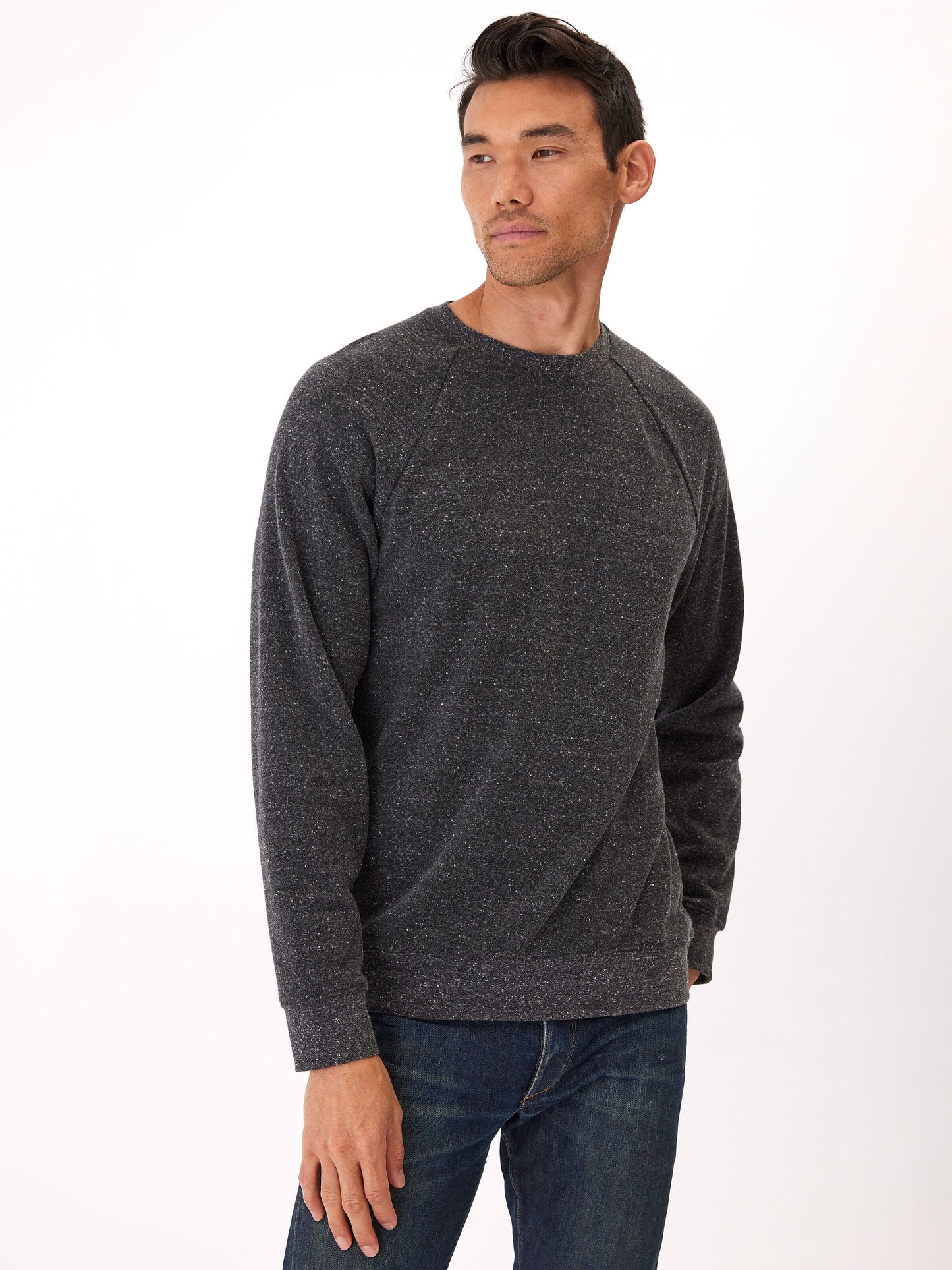 Triblend Long Sleeve Raglan Sweatshirt