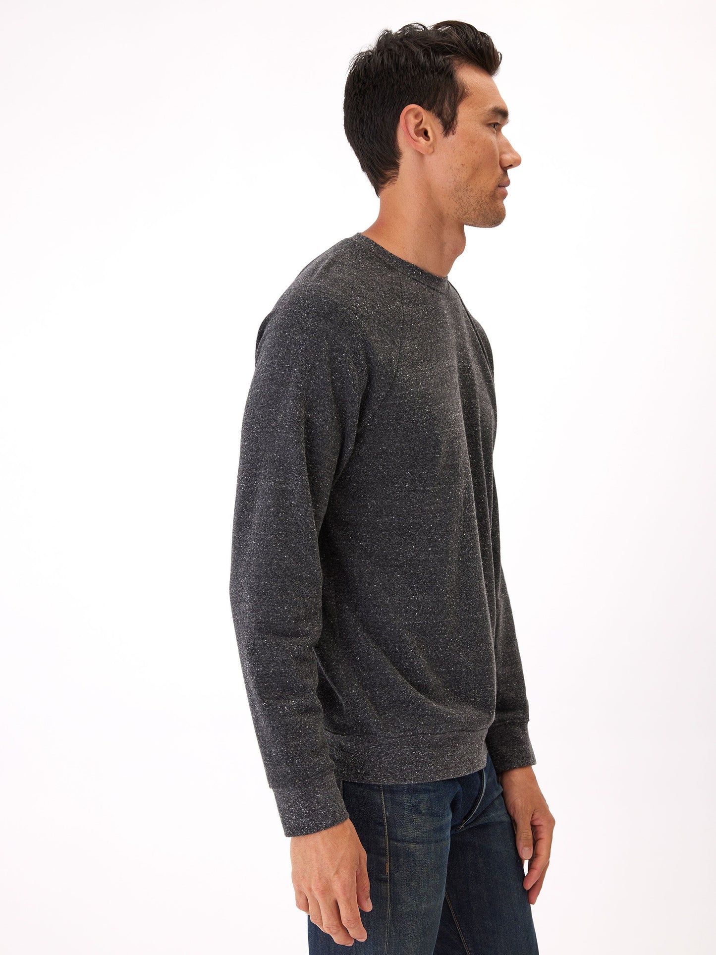 Triblend Long Sleeve Raglan Sweatshirt