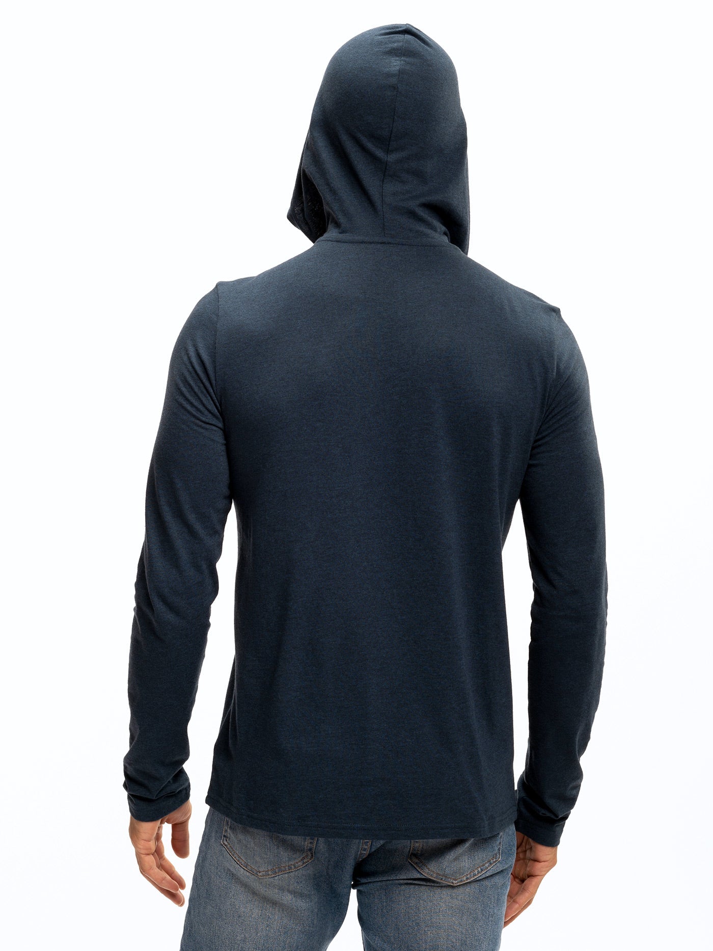 Baseline Long Sleeve Triblend Henley Hoodie