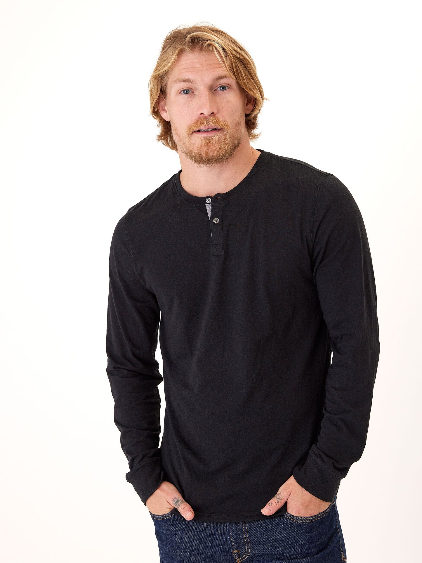 Baseline Long Sleeve Triblend Henley