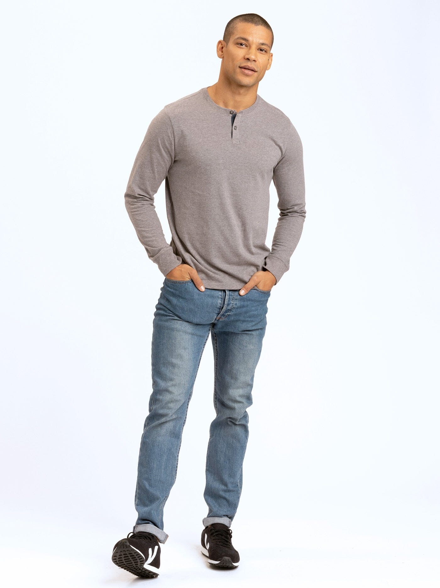 Baseline Long Sleeve Triblend Henley