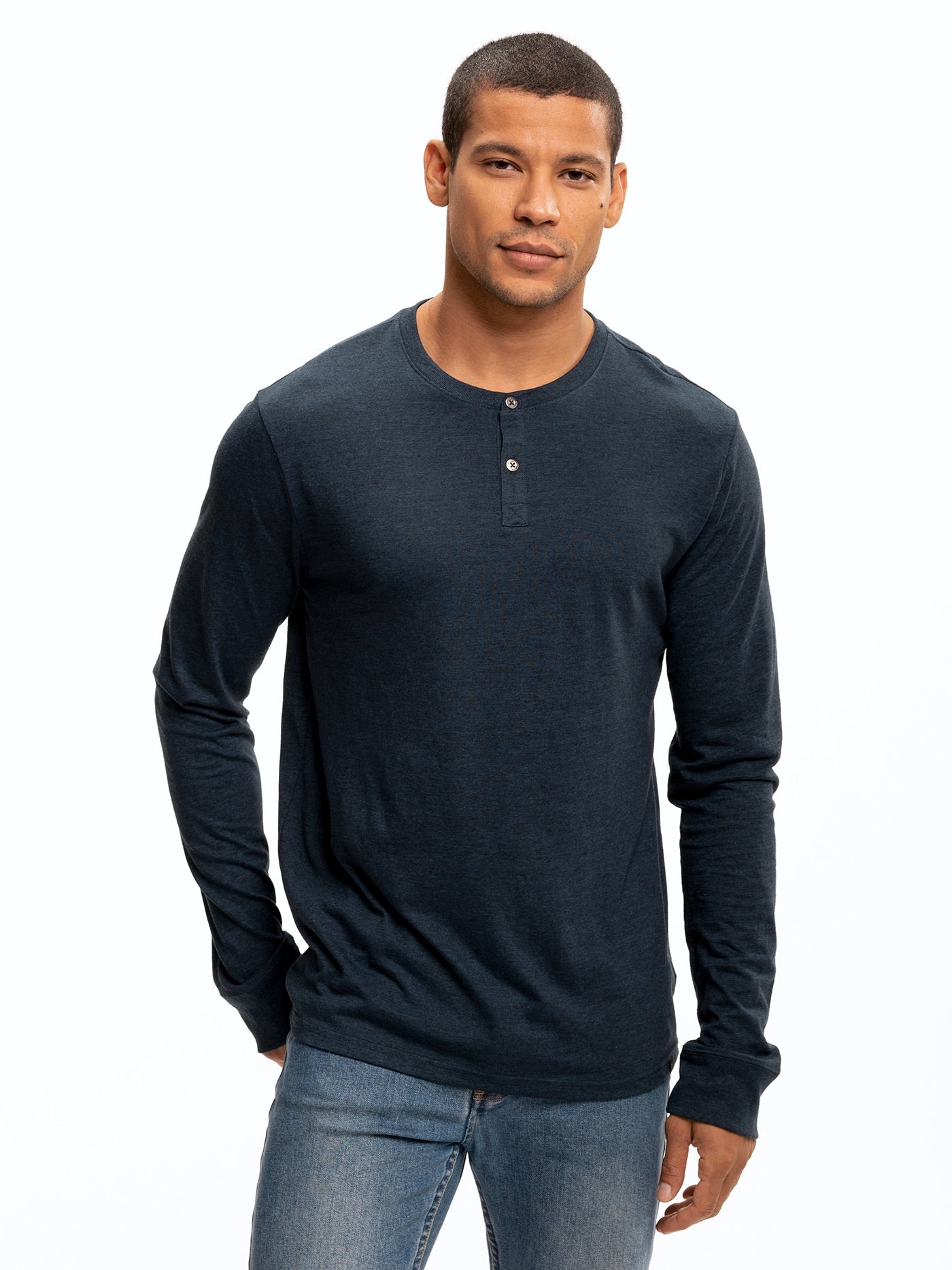Baseline Long Sleeve Triblend Henley