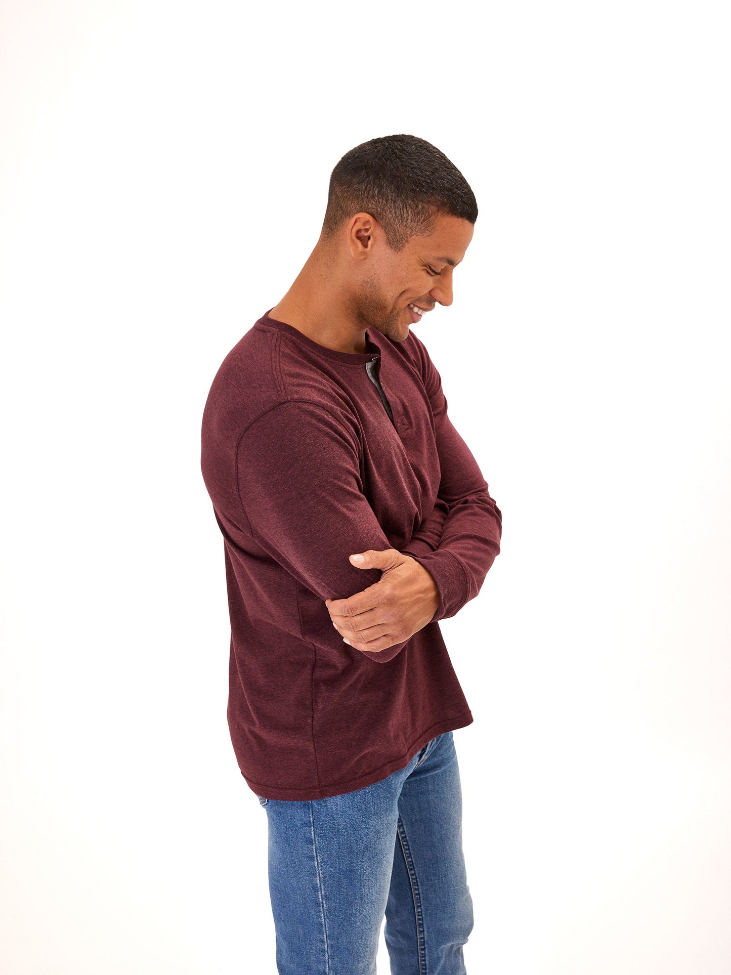 Baseline Long Sleeve Triblend Henley