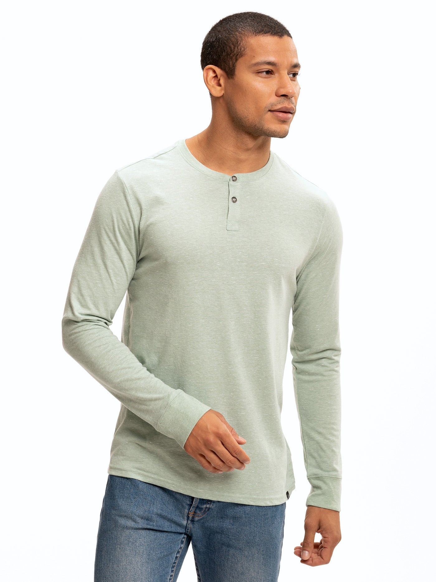 Baseline Long Sleeve Triblend Henley