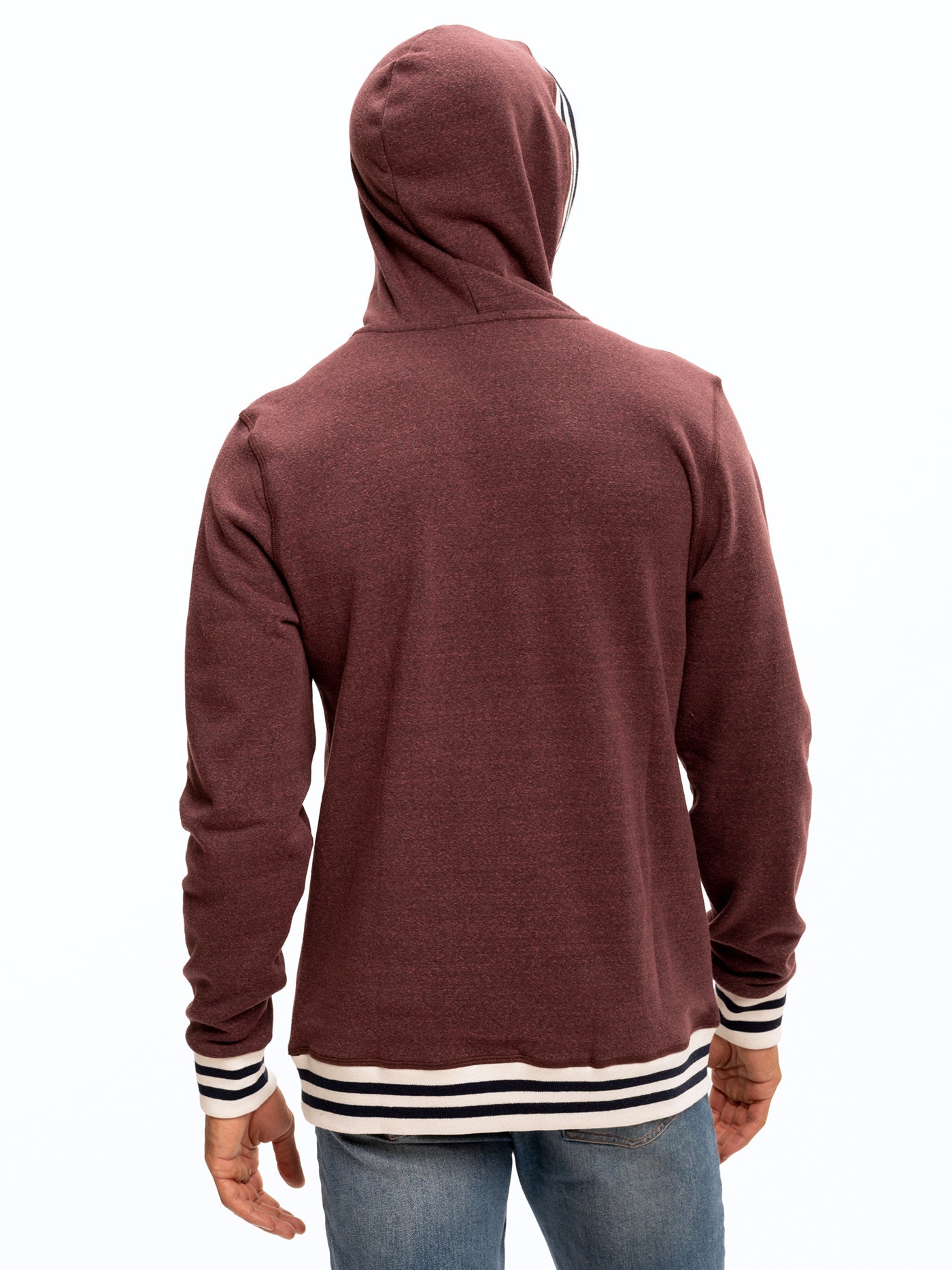 Tyson Contrast Rib Pullover Hoodie