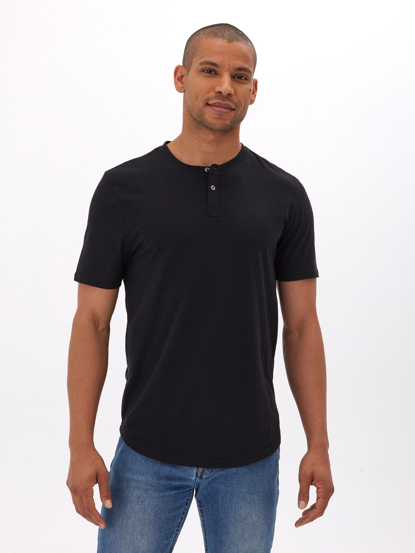 Baseline Short Sleeve Triblend Henley