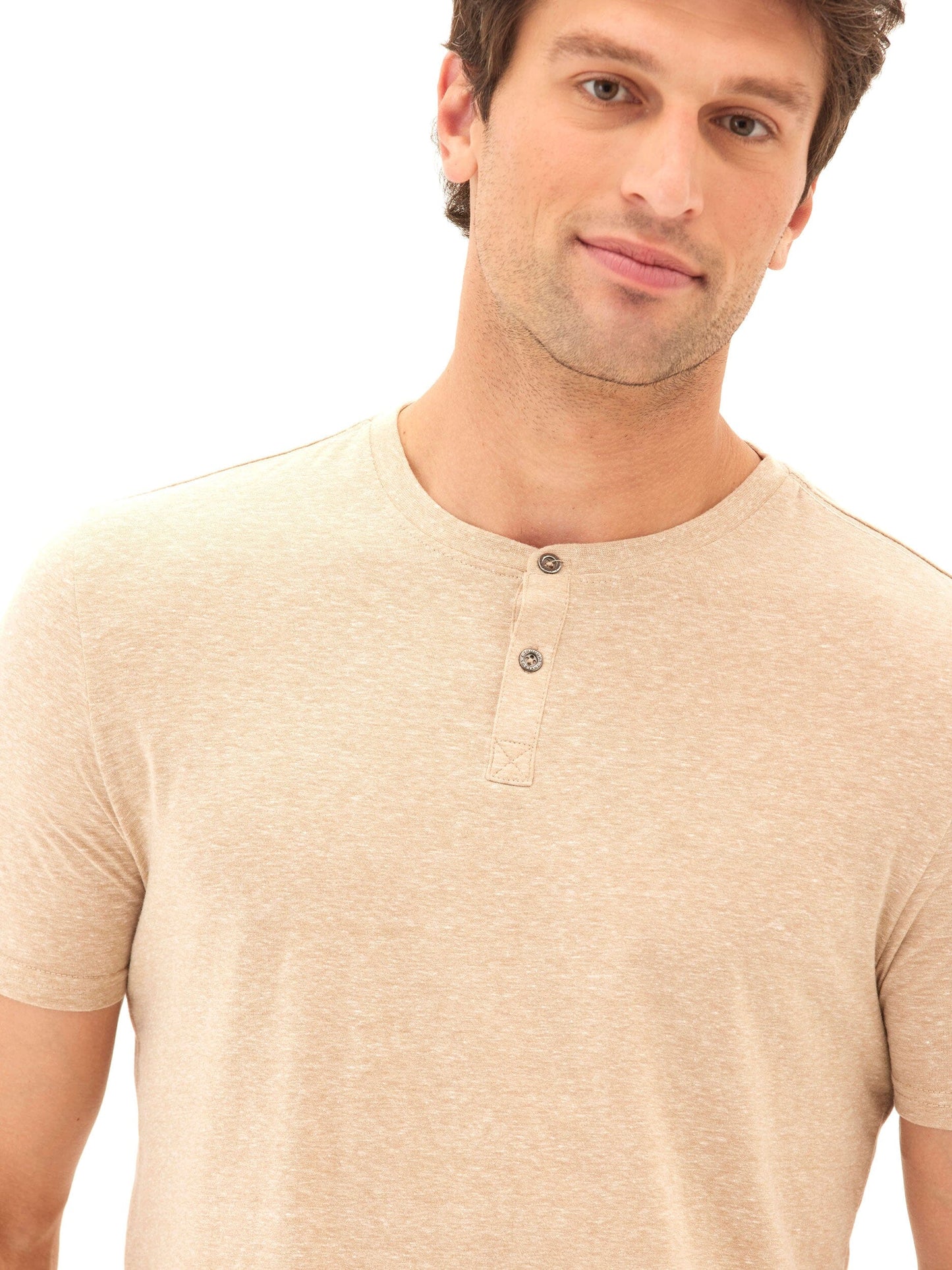 Baseline Short Sleeve Triblend Henley