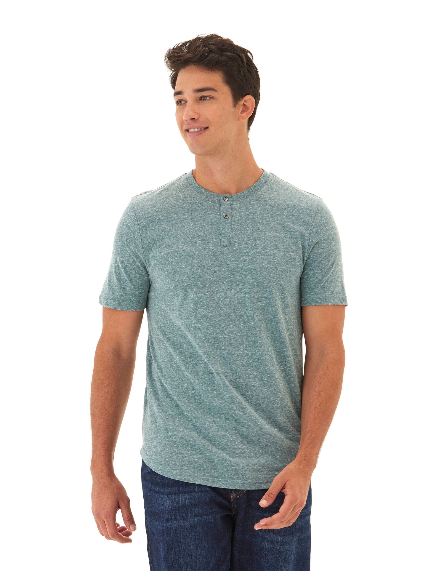 Baseline Short Sleeve Triblend Henley