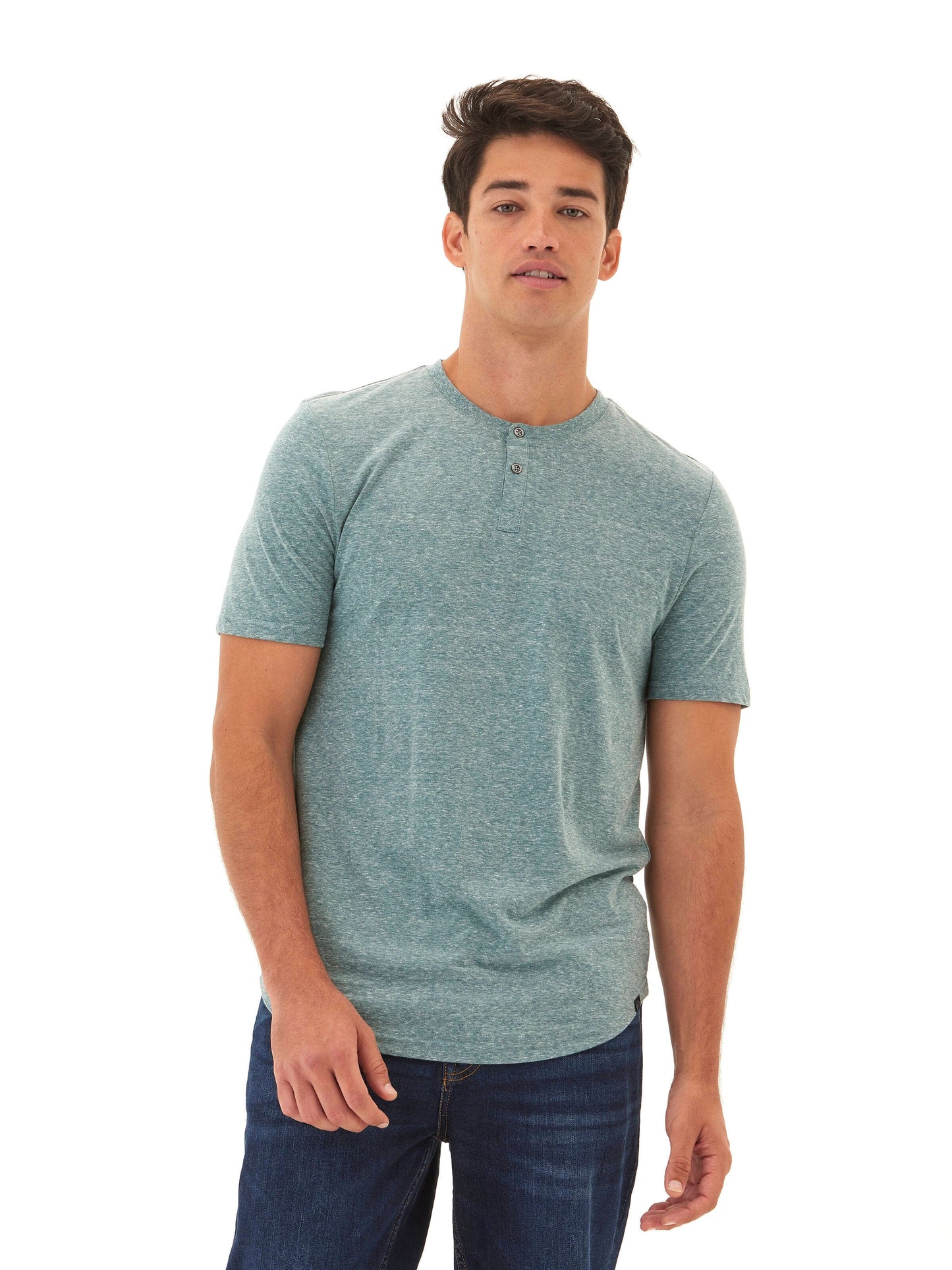 Baseline Short Sleeve Triblend Henley