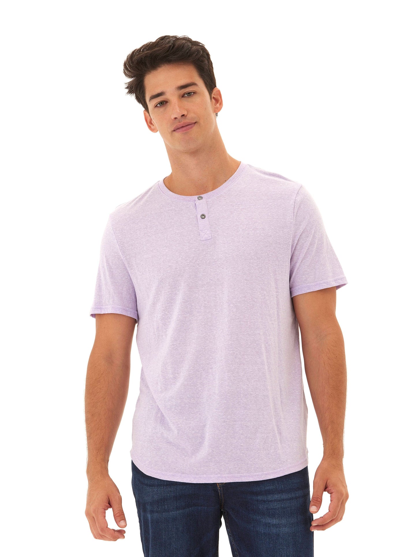 Baseline Short Sleeve Triblend Henley