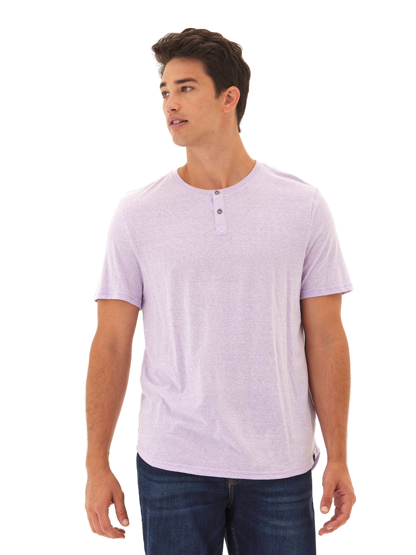 Baseline Short Sleeve Triblend Henley