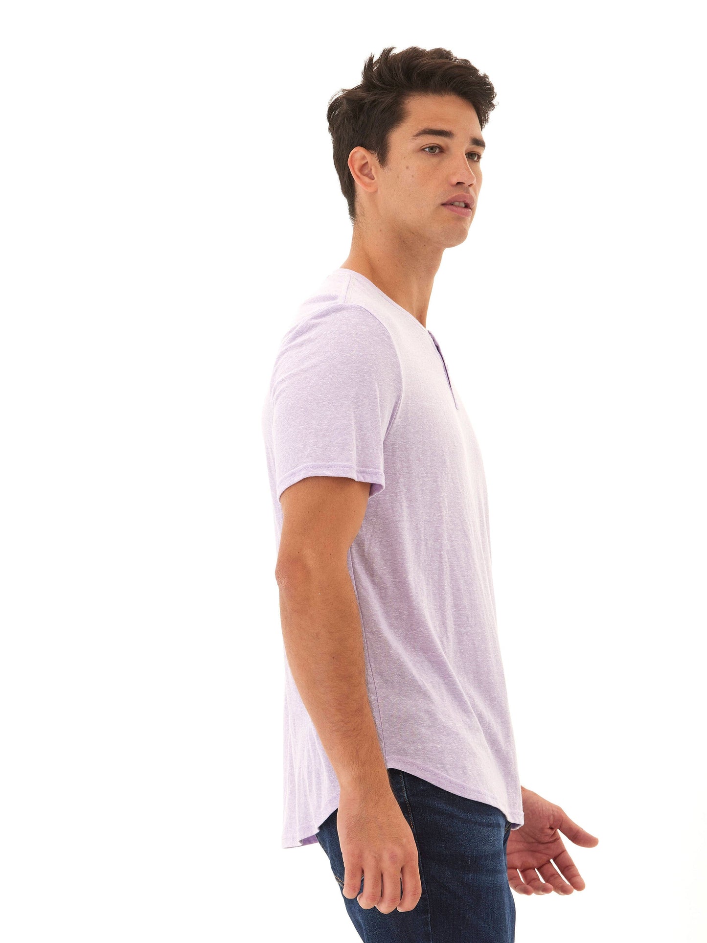 Baseline Short Sleeve Triblend Henley