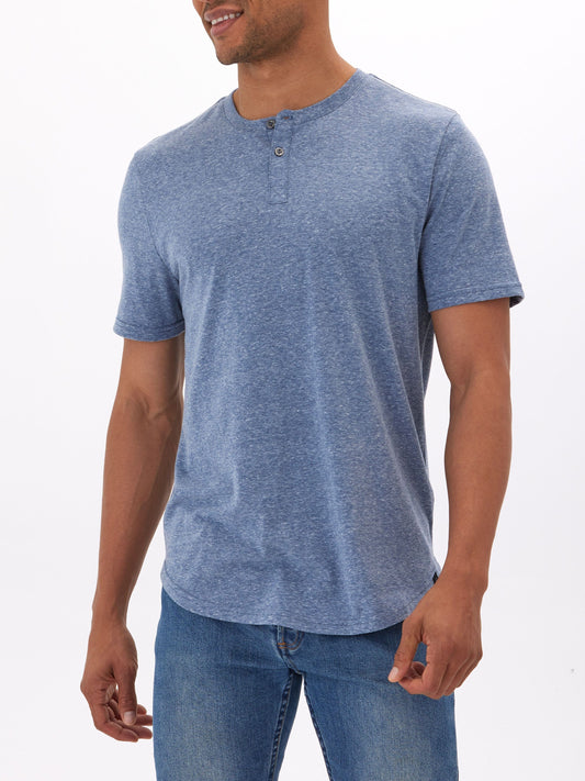Baseline Short Sleeve Triblend Henley