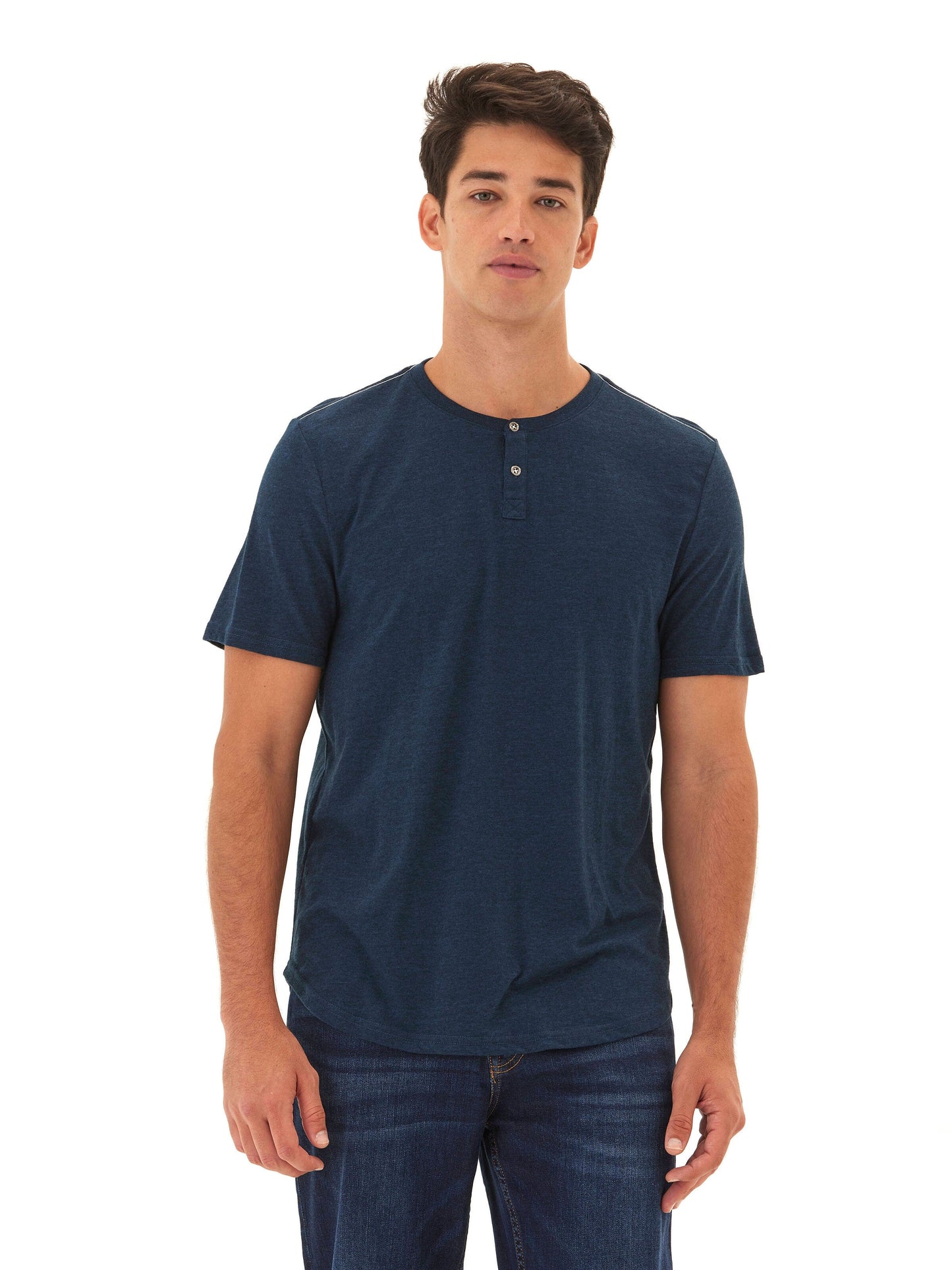 Baseline Short Sleeve Triblend Henley