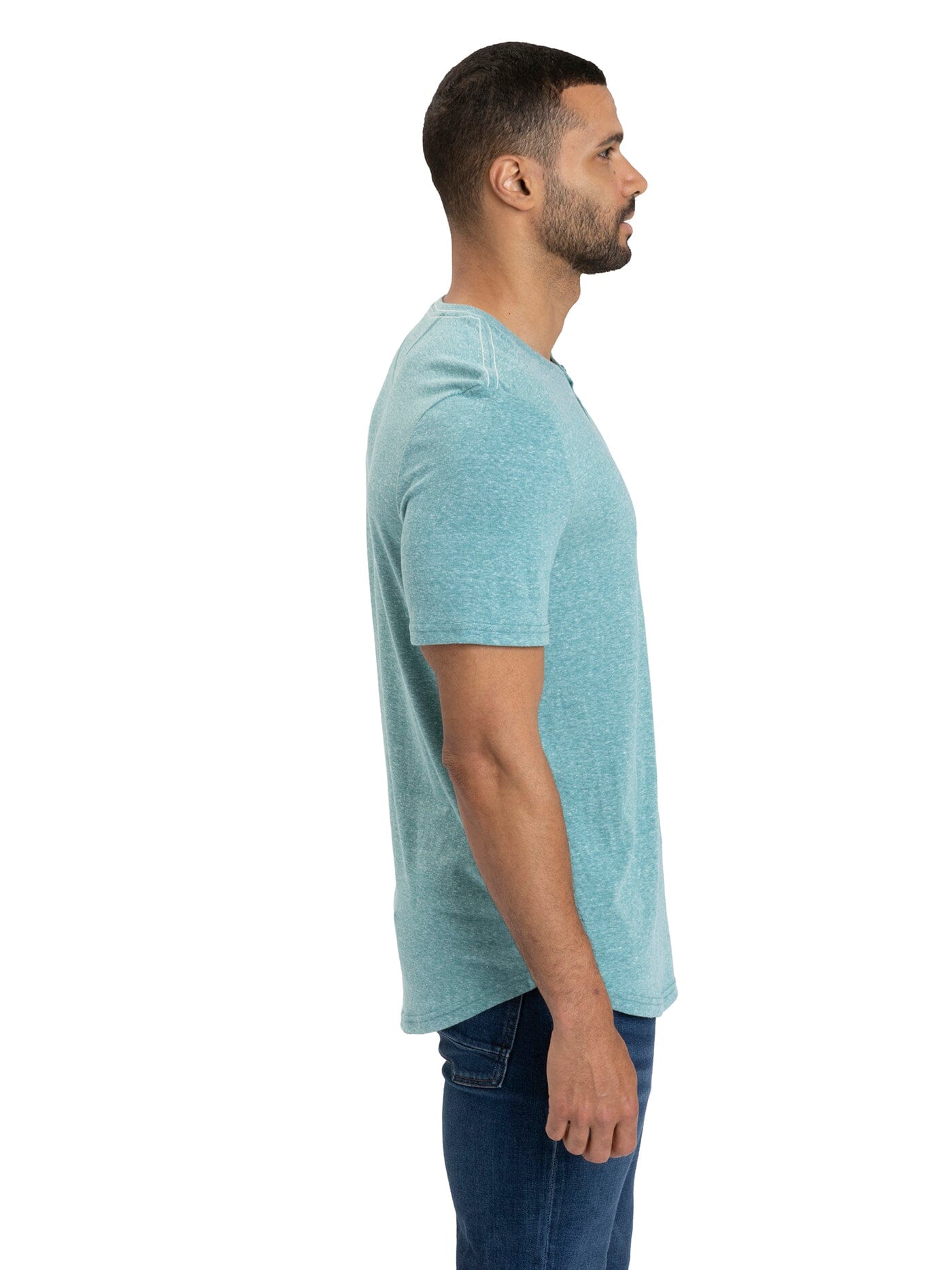 Baseline Short Sleeve Triblend Henley