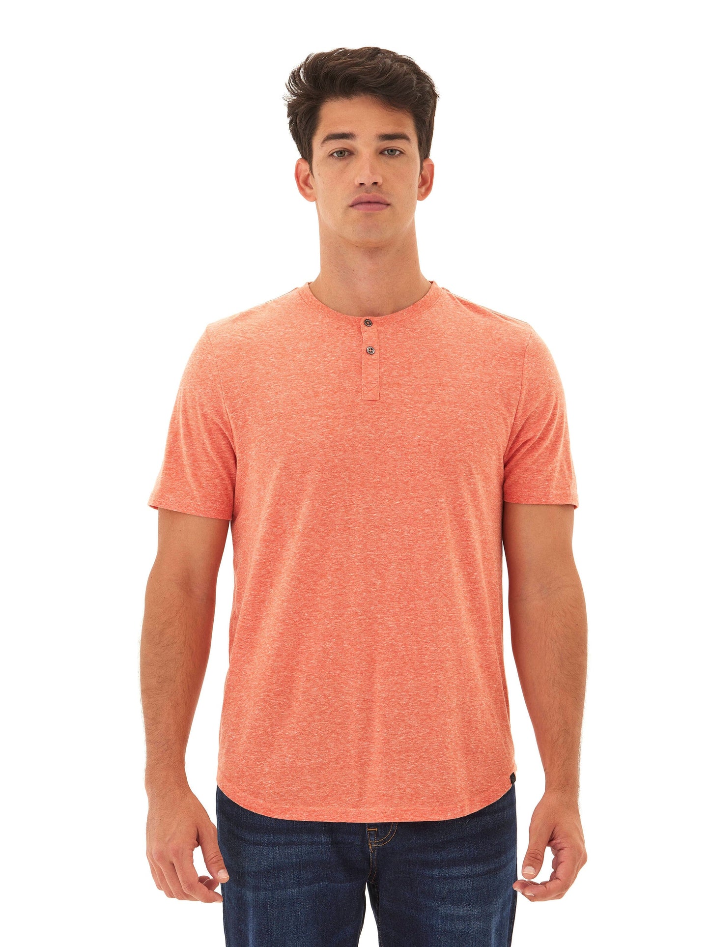 Baseline Short Sleeve Triblend Henley