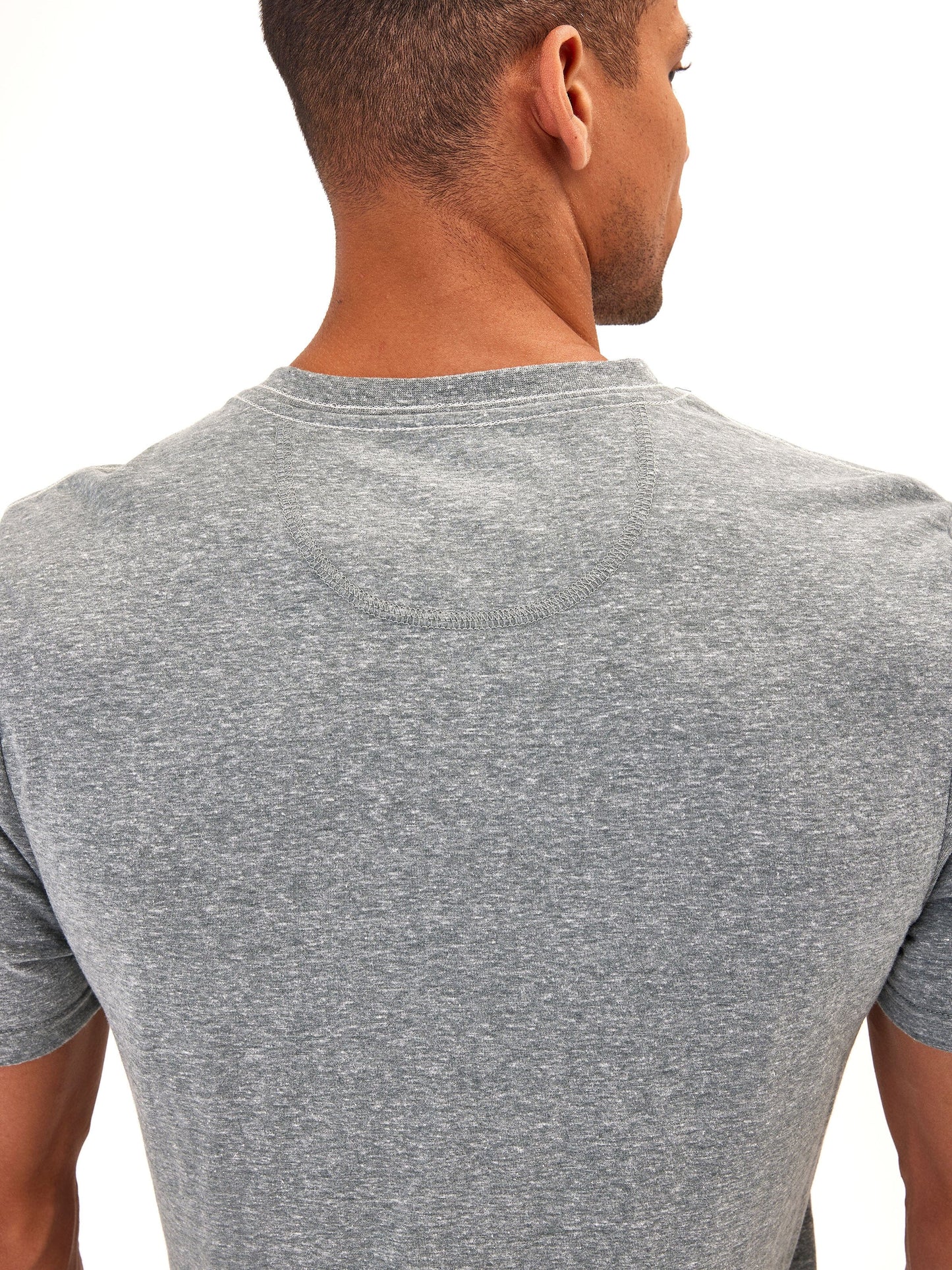 Baseline Short Sleeve Triblend Henley