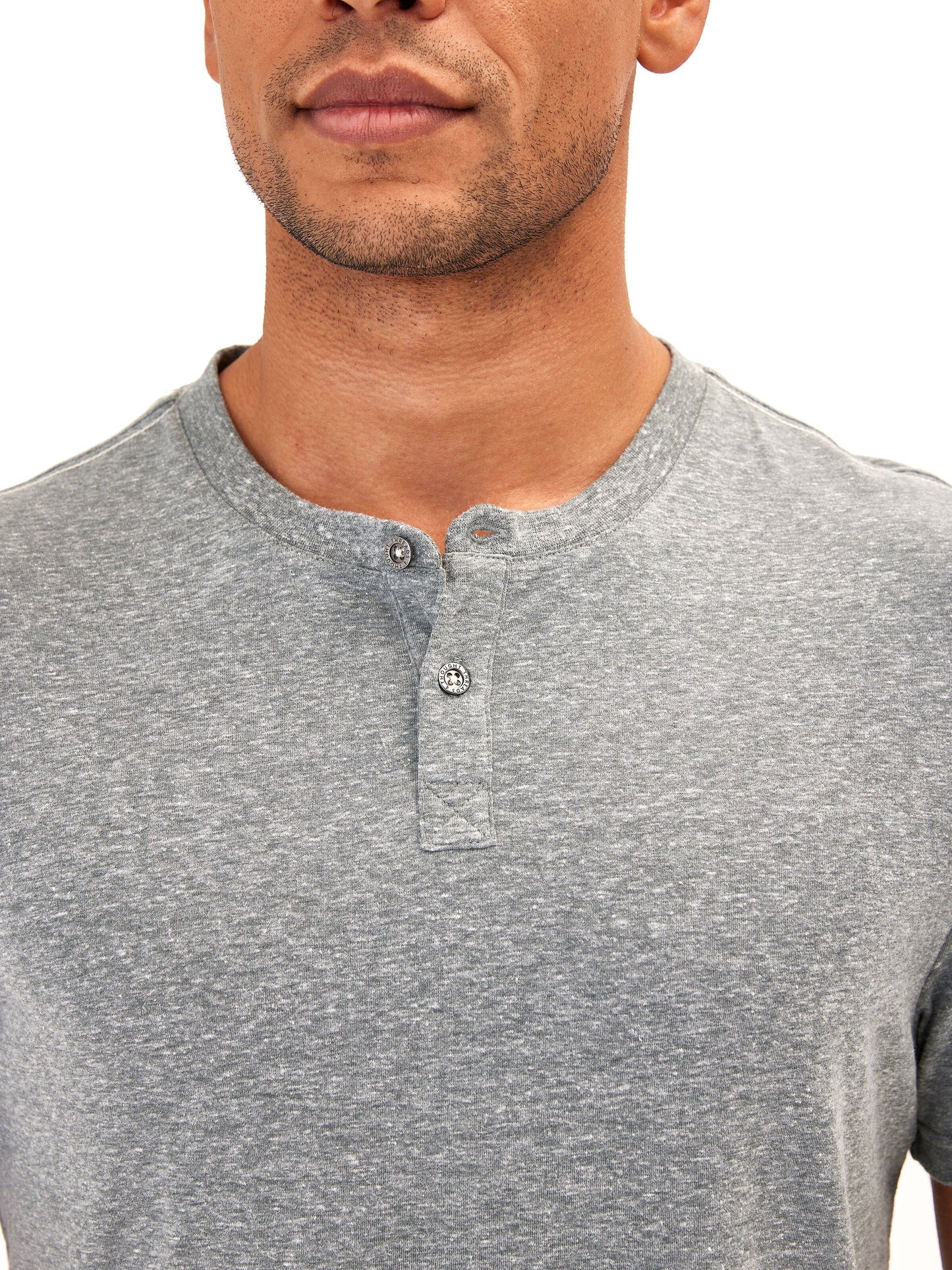 Baseline Short Sleeve Triblend Henley