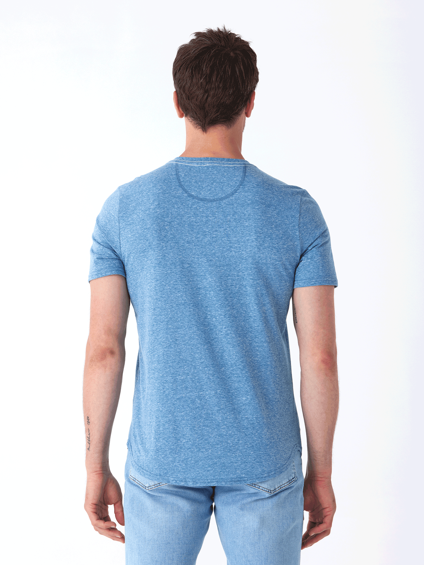 Baseline Short Sleeve Triblend Henley